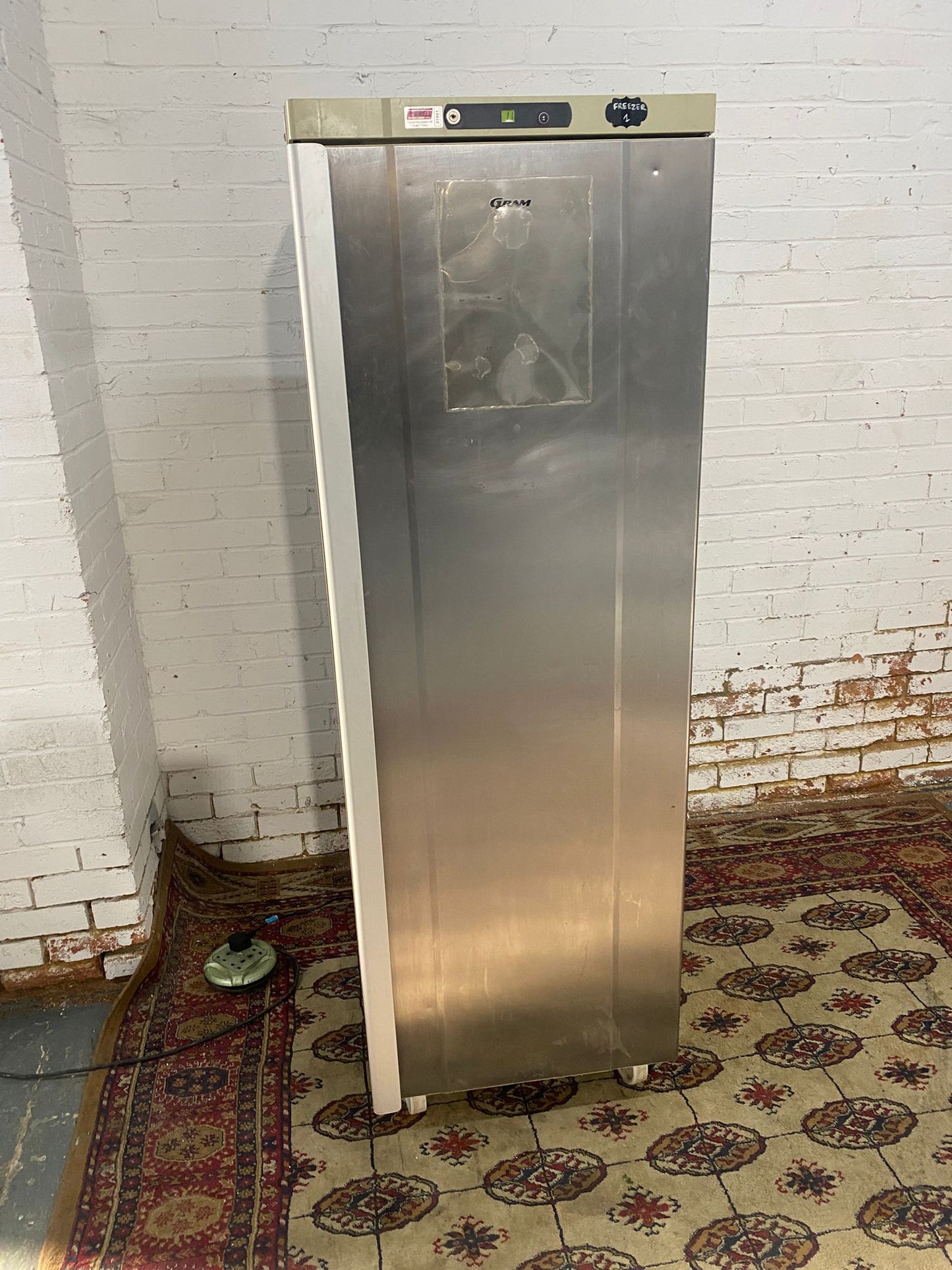 FREE DELIVERY Top Brand Gram Commercial Standing Freezer  Stainless Steel For Sale