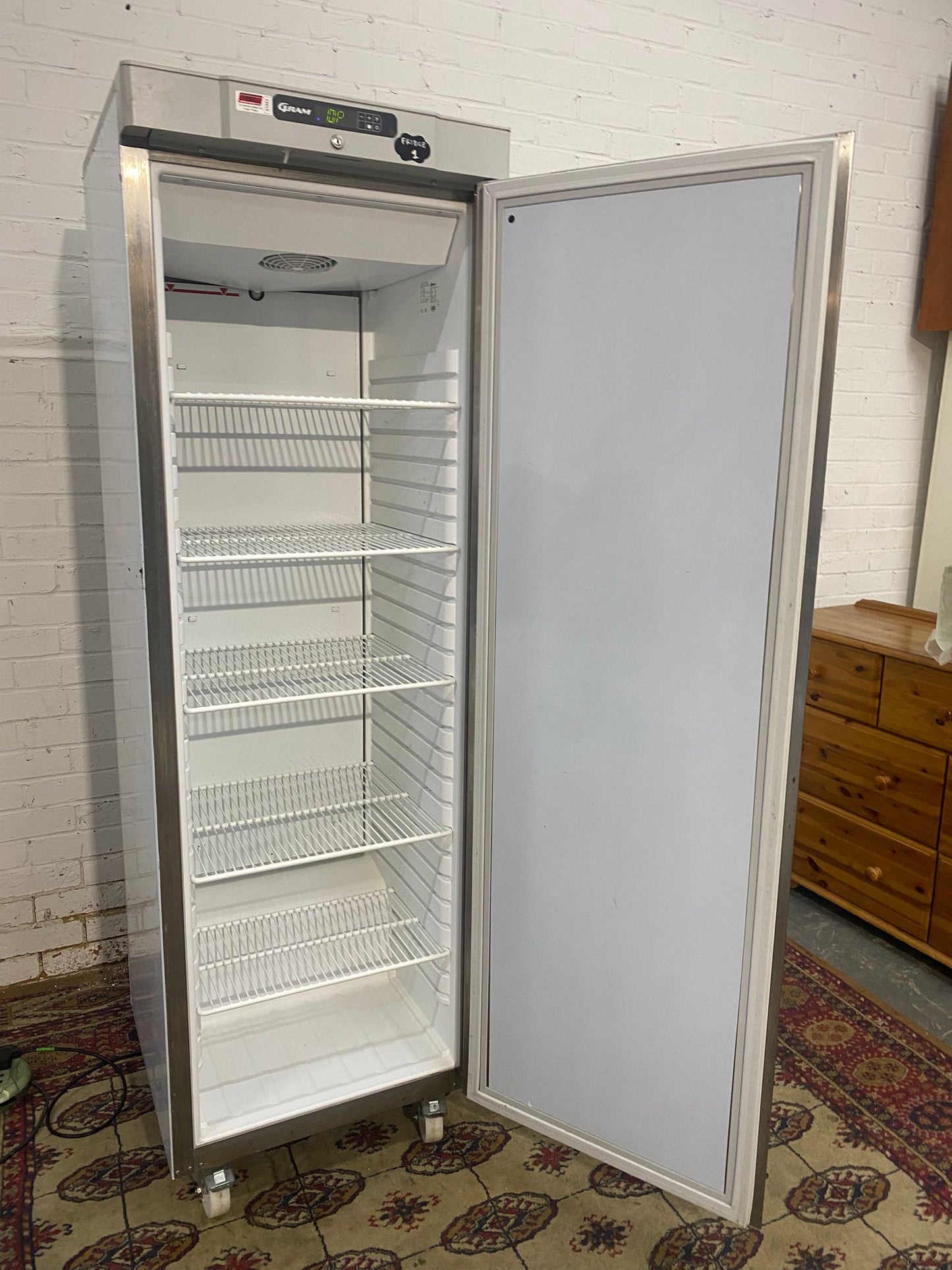 FREE DELIVERY Top Brand Gram Commercial Standing Fridge Stainless Steel For Sale