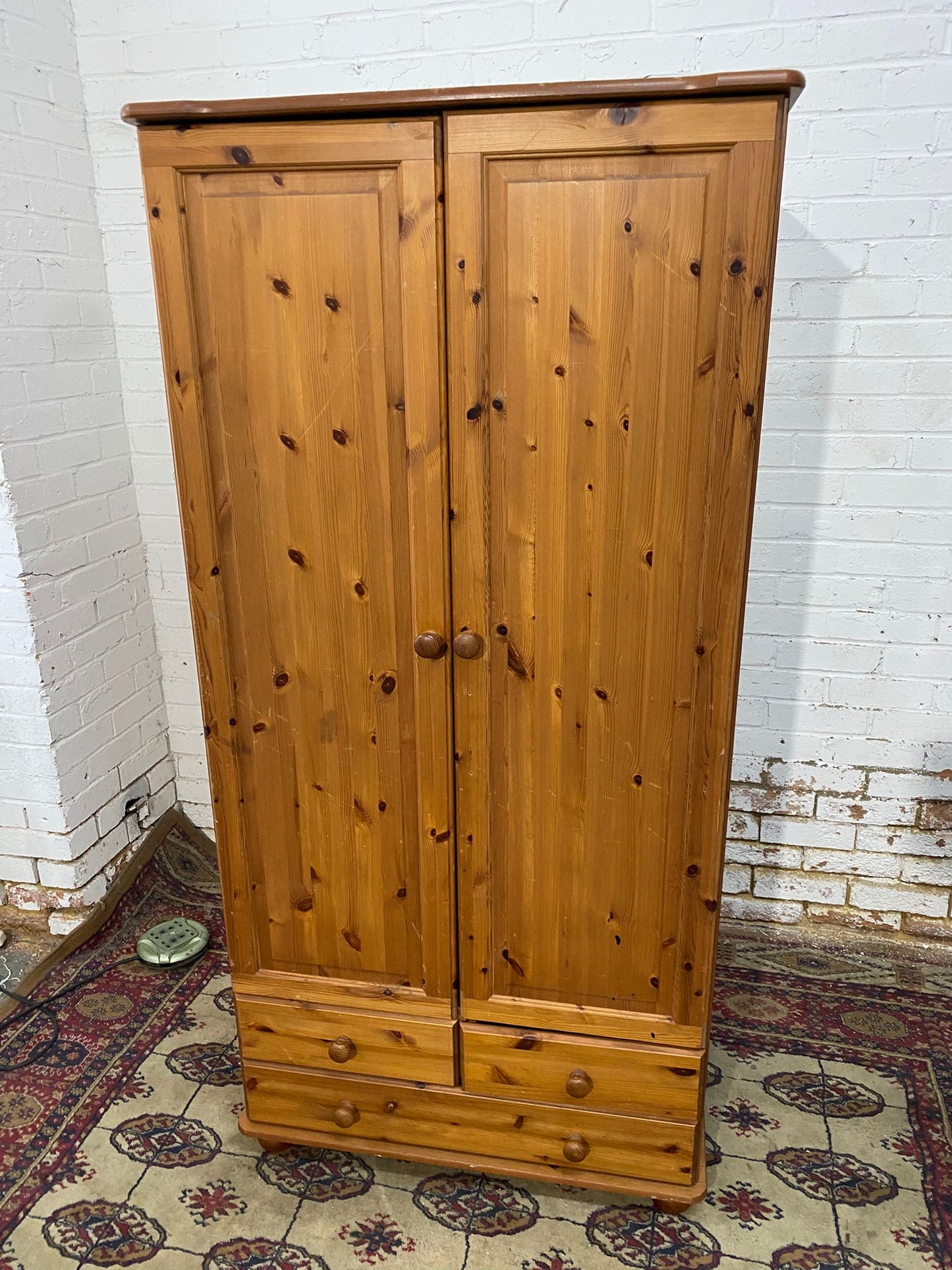 ✅🚚Beautiful Pine Two Door Assemble Wardrobe For Sale
