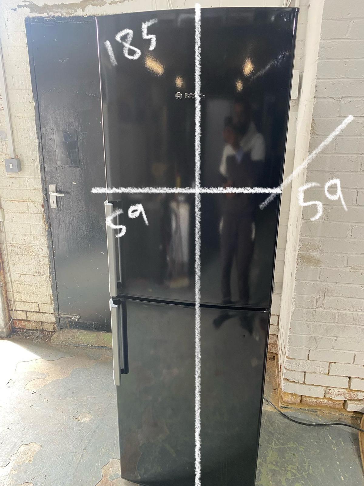 DELIVERY FREE Bosch Tall Black Fridge Freezer Frost Free  For Sale