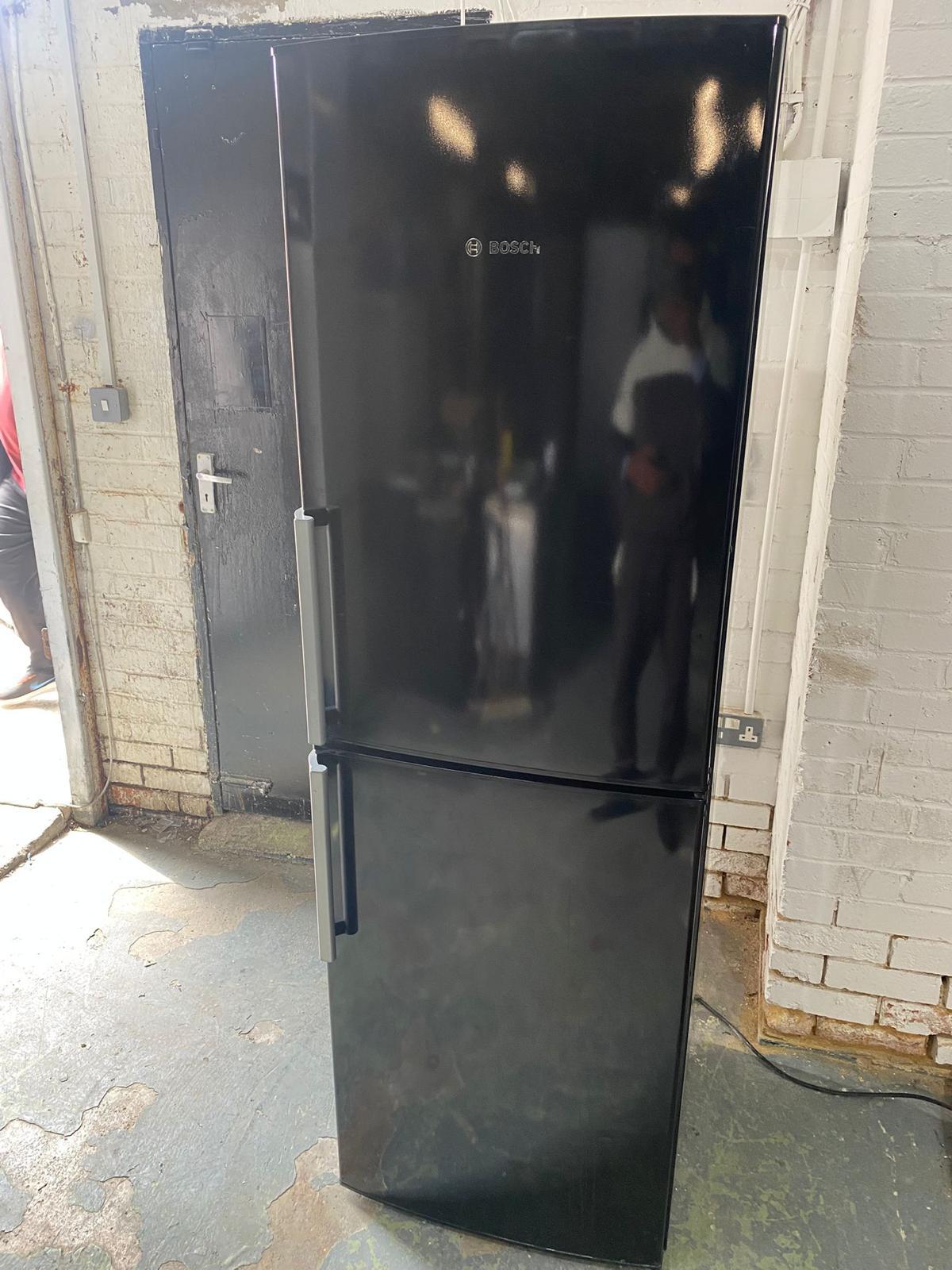 DELIVERY FREE Bosch Tall Black Fridge Freezer Frost Free  For Sale