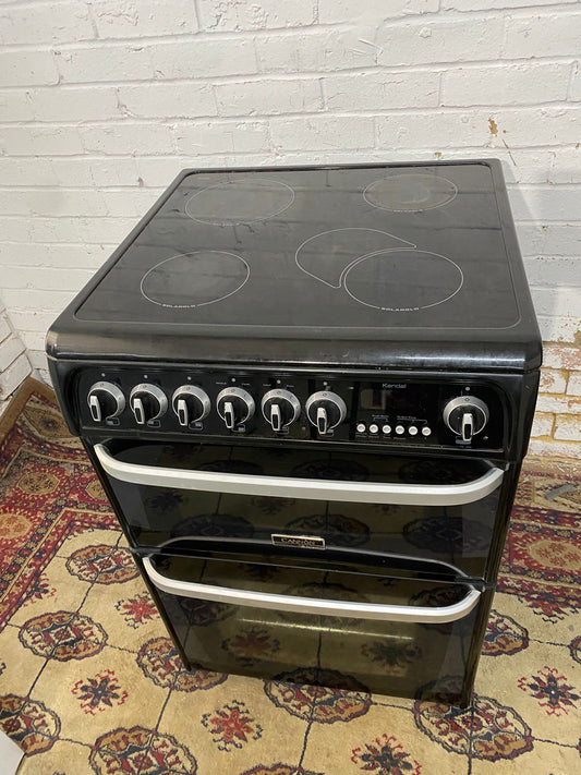 ✅🚚Beautiful Cannon Black 60CM Electric Ceramic Cooker With Dual Oven/Grill For Sale