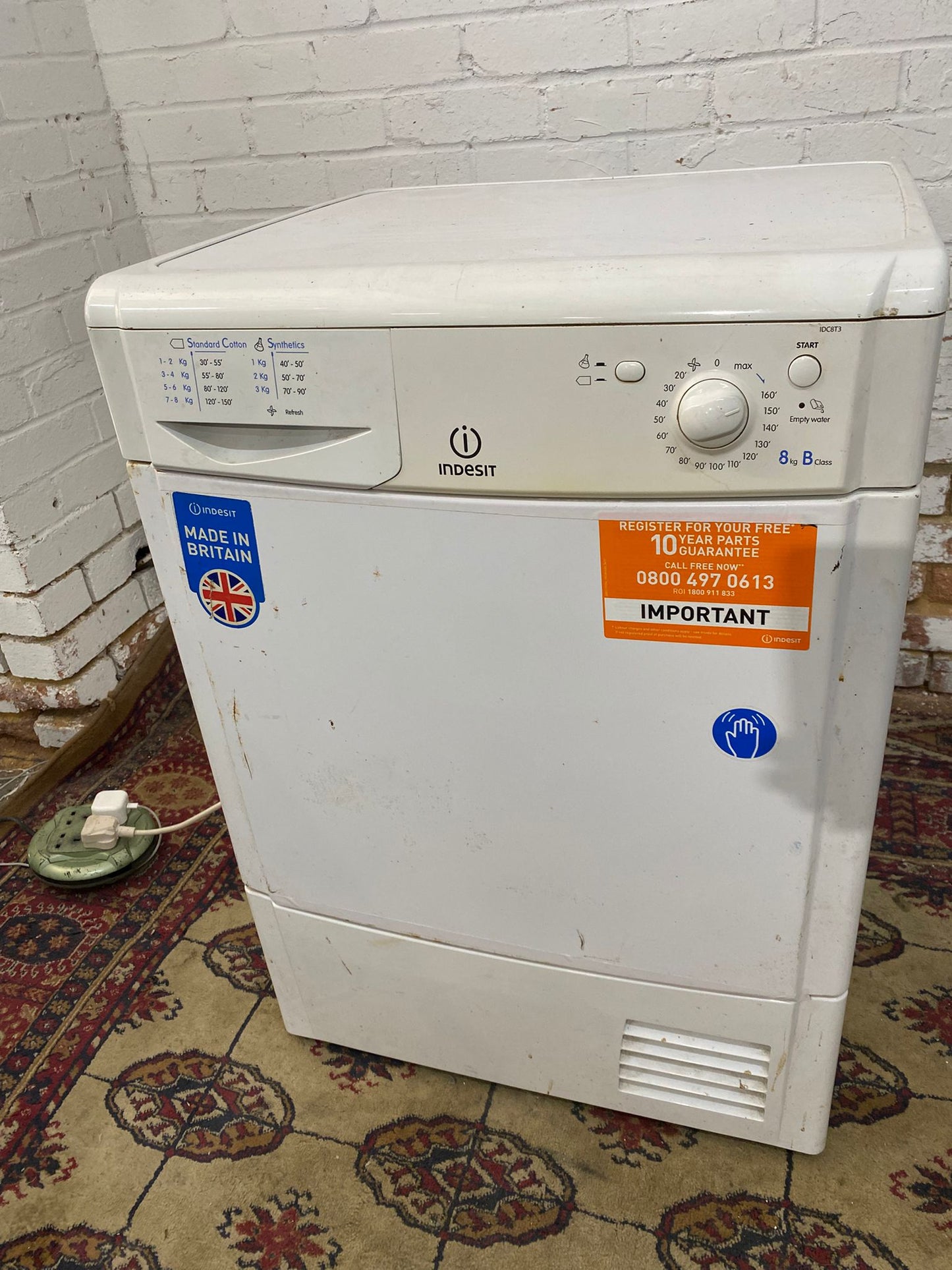 🚐🚐Indesit 8KG Condenser Dryer For Sale
