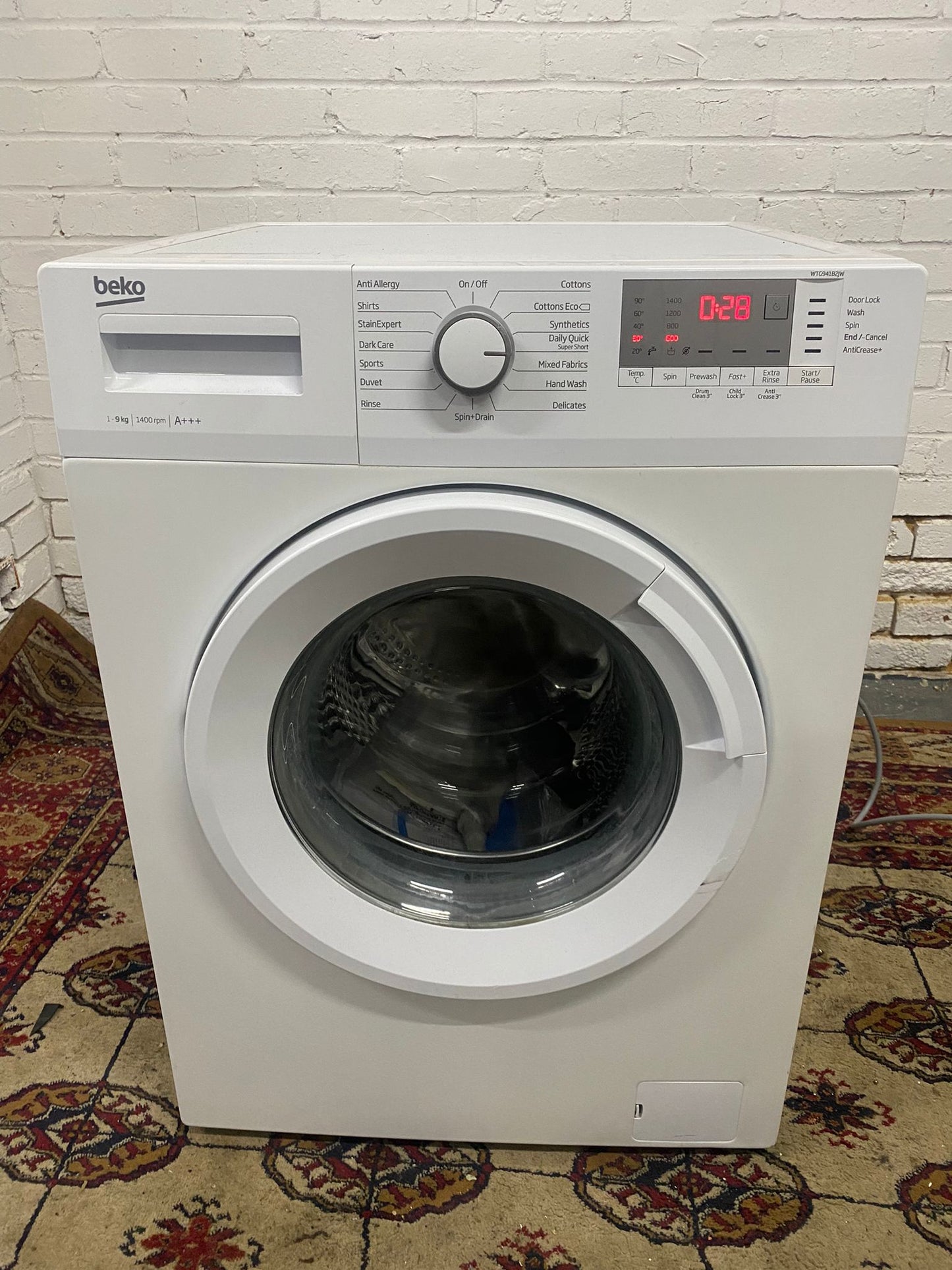🚚Beautiful Beko 9KG Washing Machine For Sale