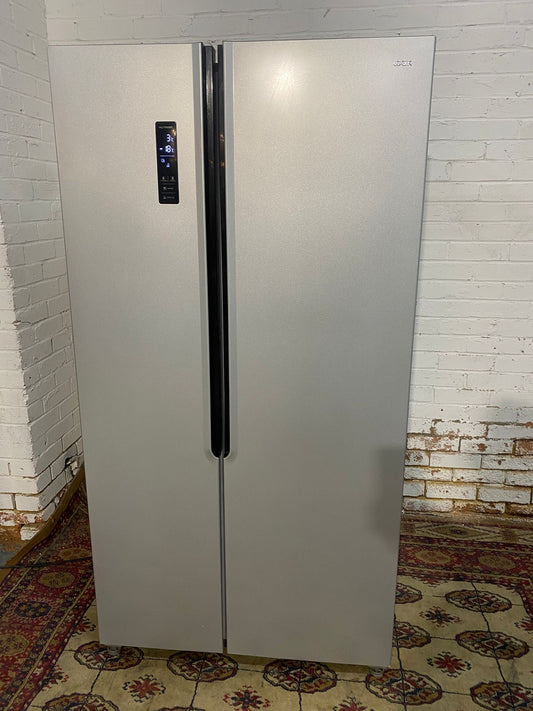 🚚Logik Grey SideBySide NonPlumb American Fridge Freezer For Sale