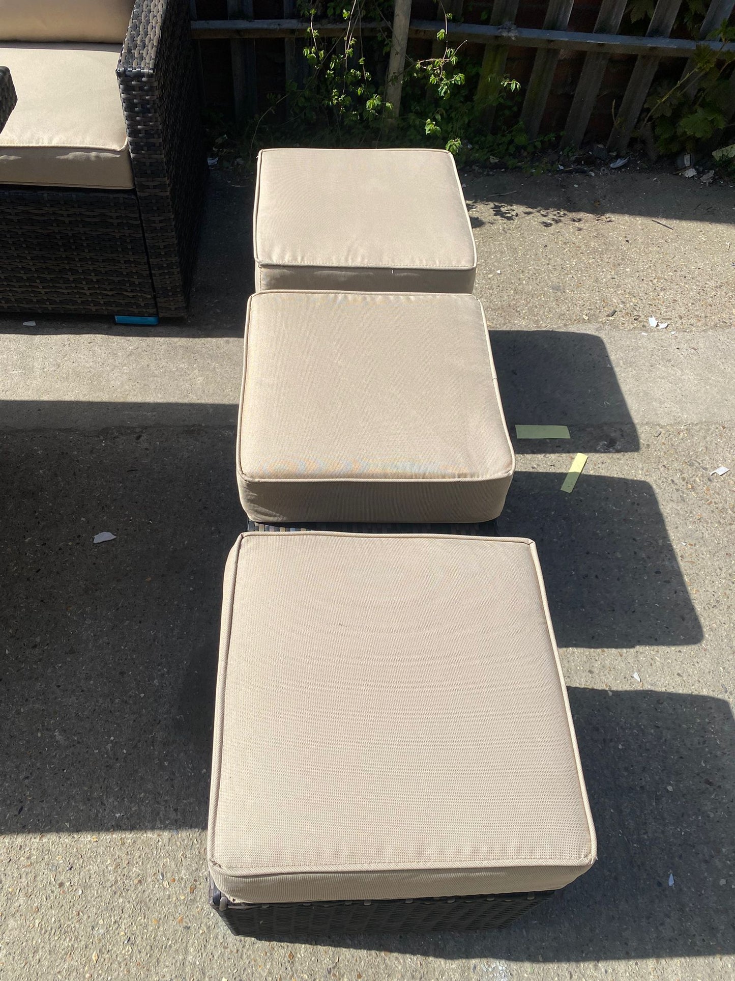 🚚Beautiful Branded Rattan 8Seater Corner Garden Set With Washable Cushions For Sale