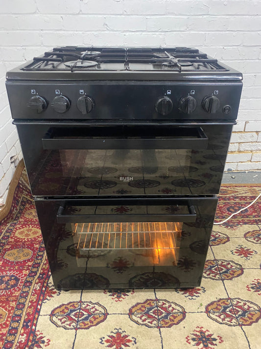 ✅🚐Beautiful Bush Black 60CM Gas Cooker With Oven/Grill For Sale