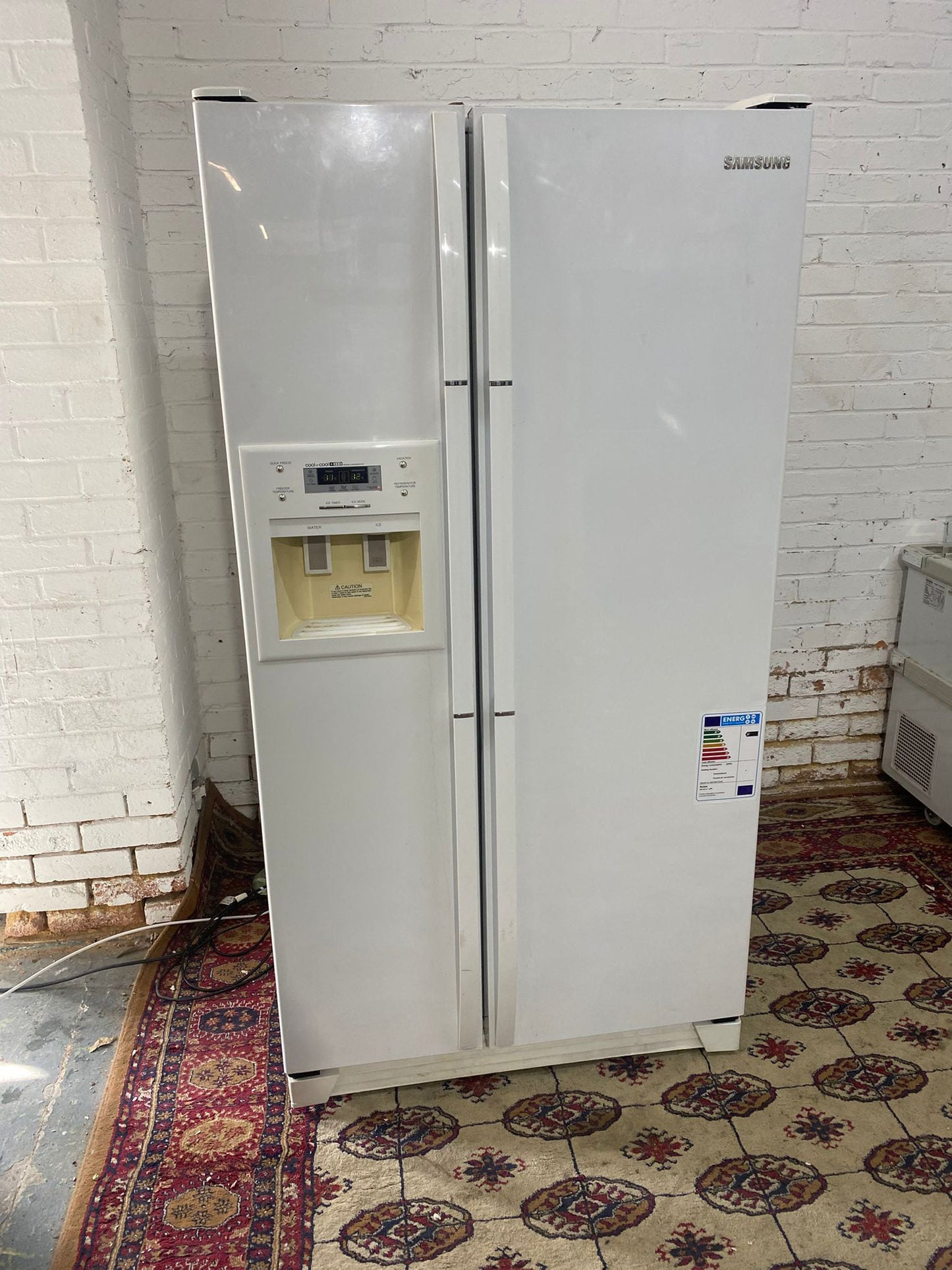 FREE DELIVERY Samsung White American Double Door Fridge Freezer