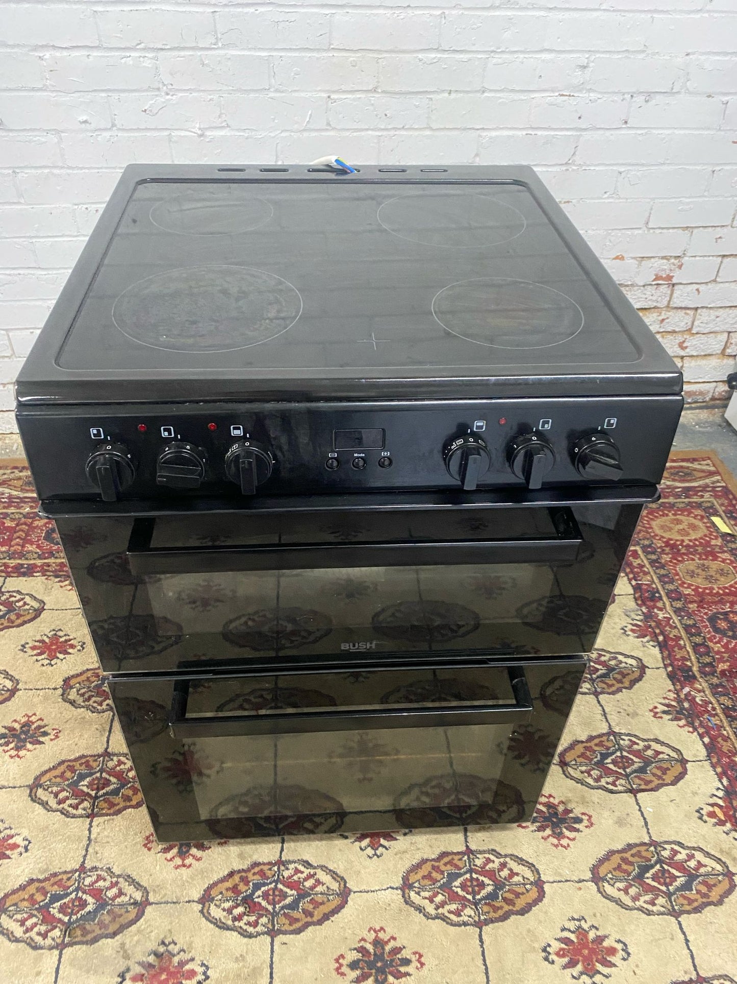 FREE DELIVERY Bush Black 60 CM Electric Cooker With Oven/Grill For Sale