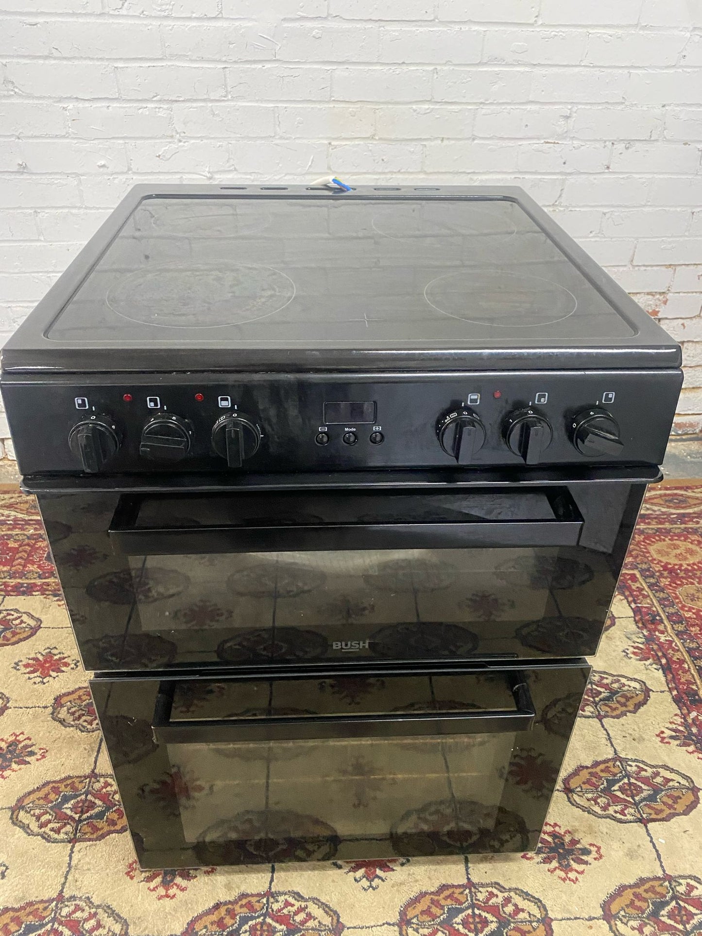 FREE DELIVERY Bush Black 60 CM Electric Cooker With Oven/Grill For Sale