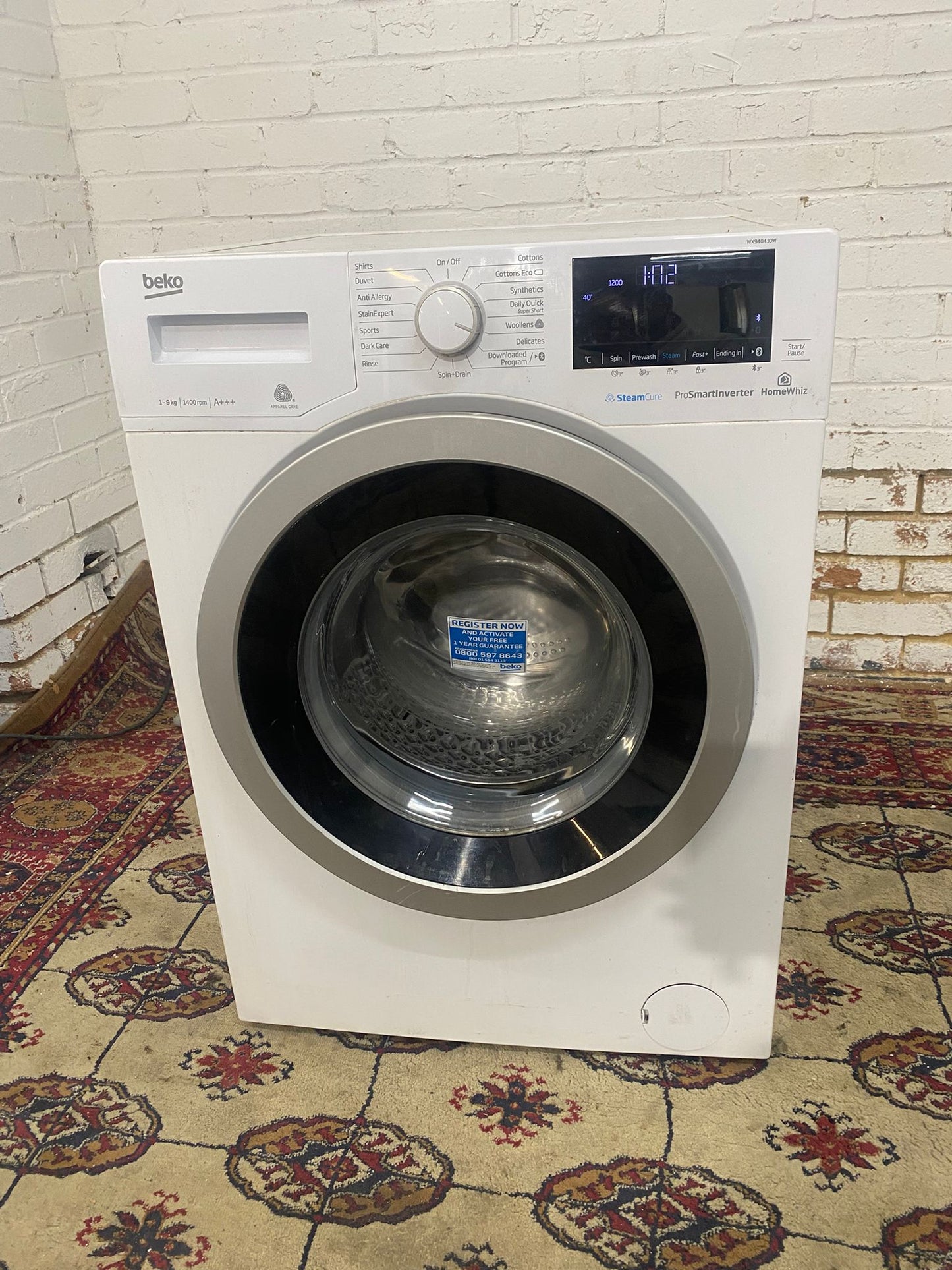 🚐Stylish Beko 9KG Washing Machine For Sale