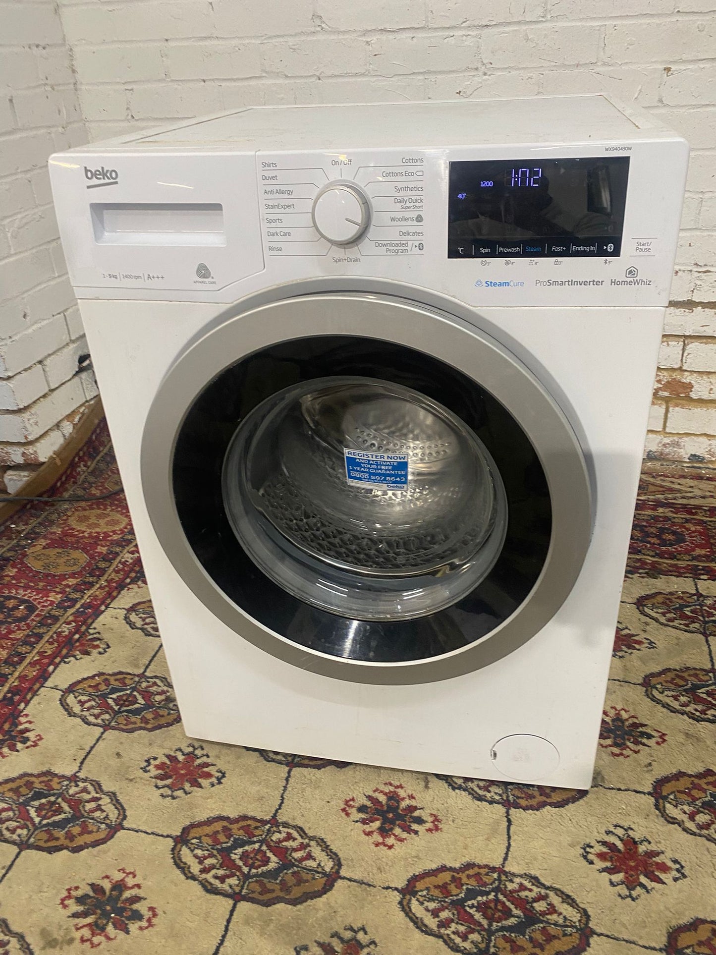 🚐Stylish Beko 9KG Washing Machine For Sale