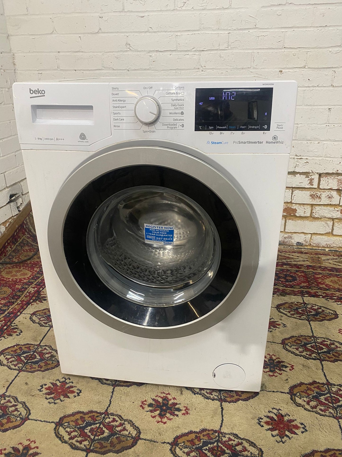 🚐Stylish Beko 9KG Washing Machine For Sale