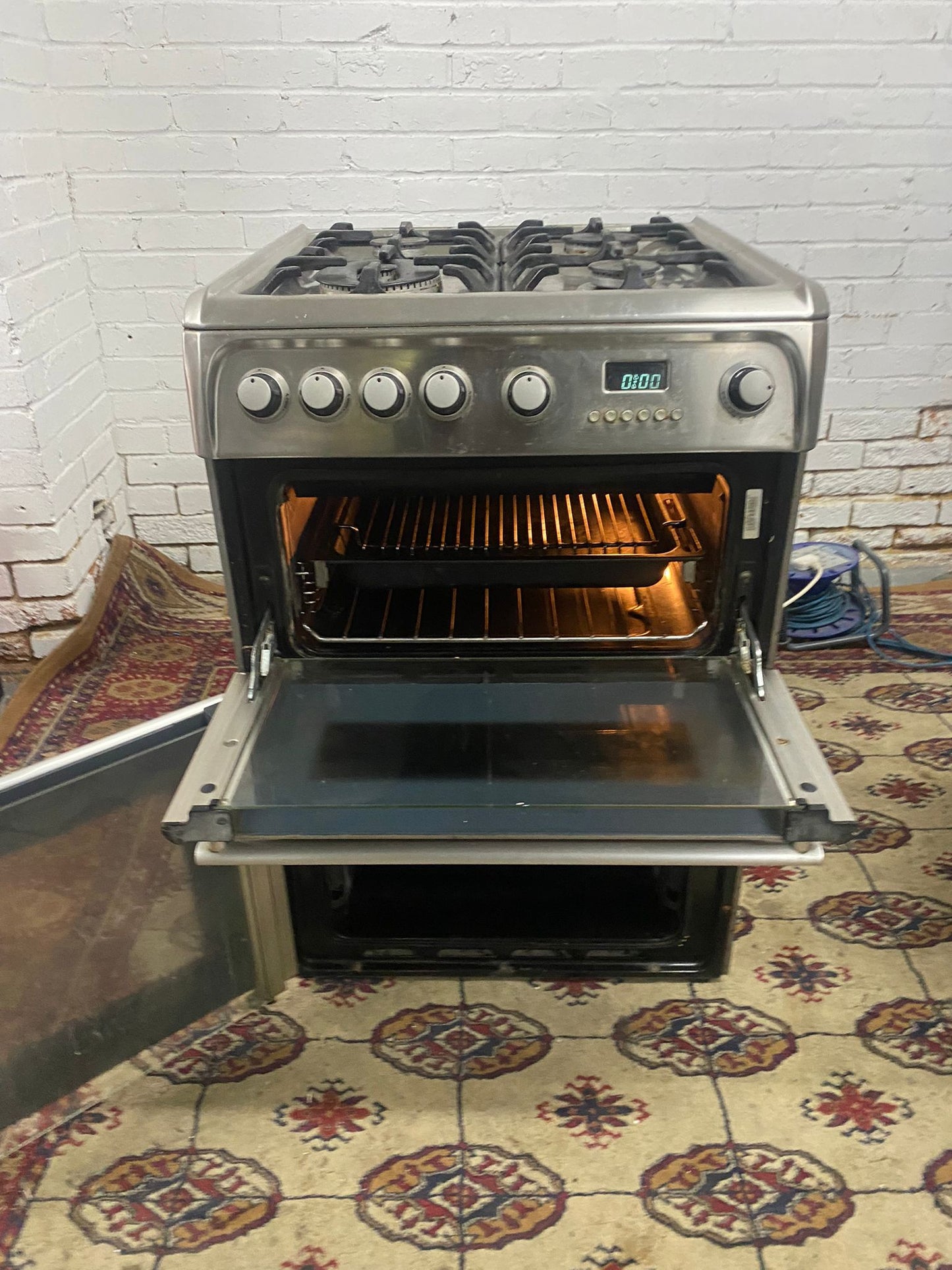 🚐🚐Beautiful Cannon Stainless Steel Gas Cooker With Dual Oven/Grill For Sale