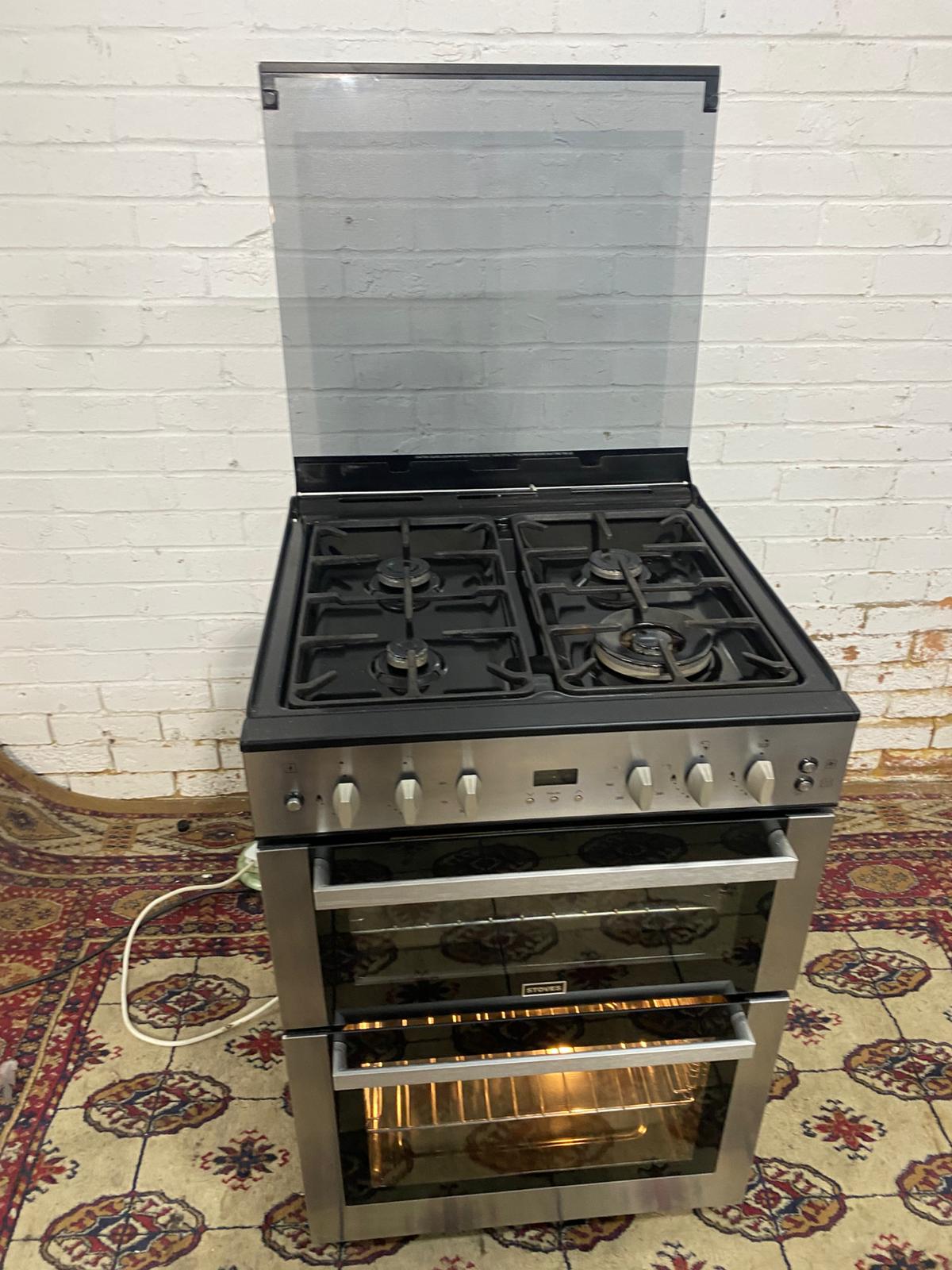 ✅🚐🚐Beautiful Stoves 60CM Stainless Steel Gas Cooker With Dual Oven/ Grill For Sale