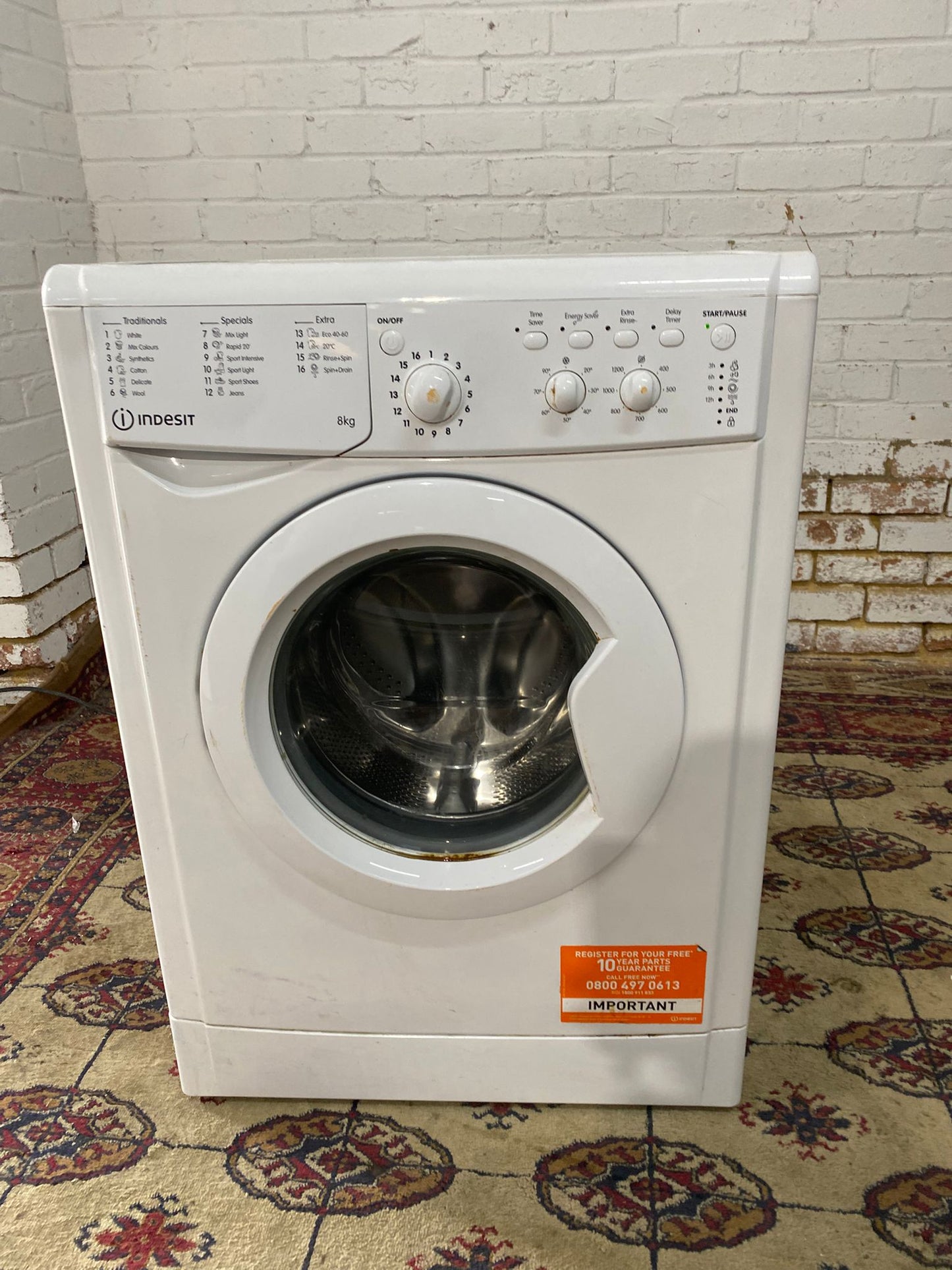 🚚Beautiful Indesit 8KG Washing Machine For Sale