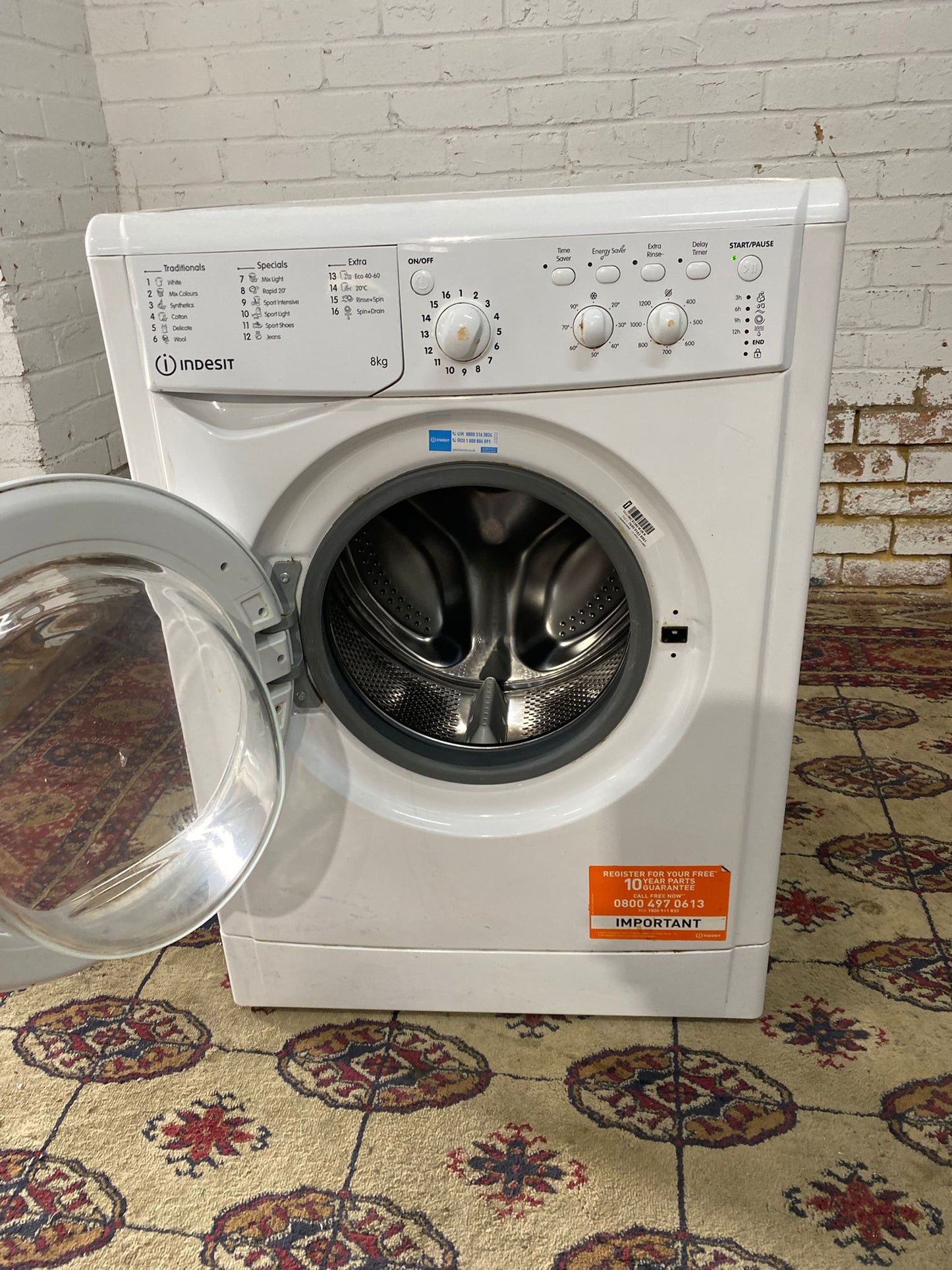 🚚Beautiful Indesit 8KG Washing Machine For Sale