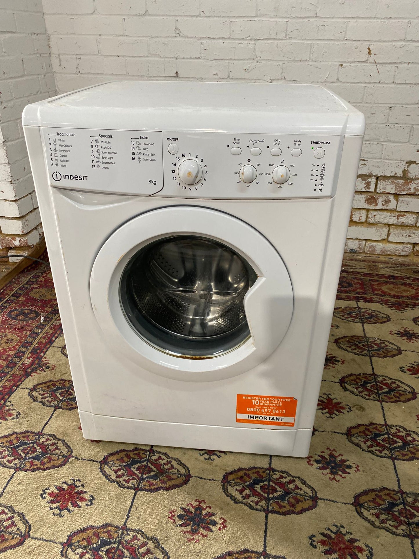 🚚Beautiful Indesit 8KG Washing Machine For Sale