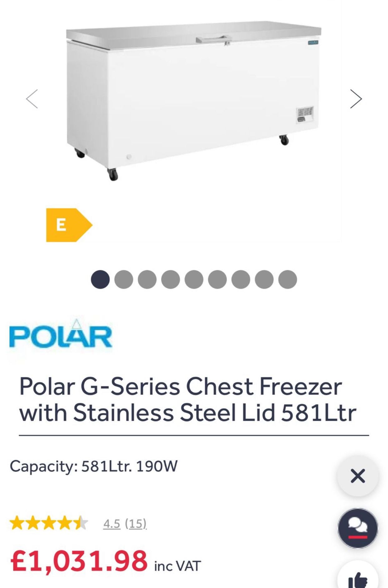 ✅🚐🚐Beautiful TopBrand Polar 2M Long Commercial Chest Freezer Chest Freezer For Sale