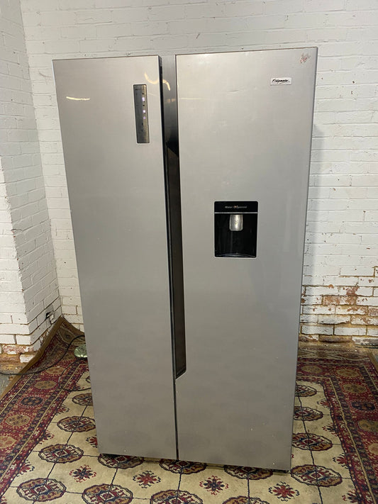 🚐🚐Logik Grey NonPlumb American Fridge Freezer With Water Dispenser For Sale