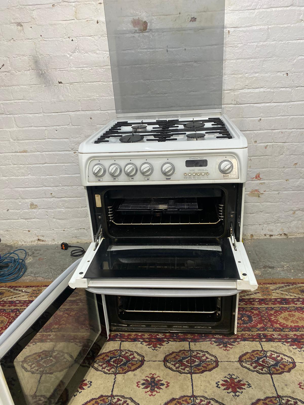 🚚Beautiful TopBrand Cannon 60CM White Gas Cooker With Oven/Grill For Sale