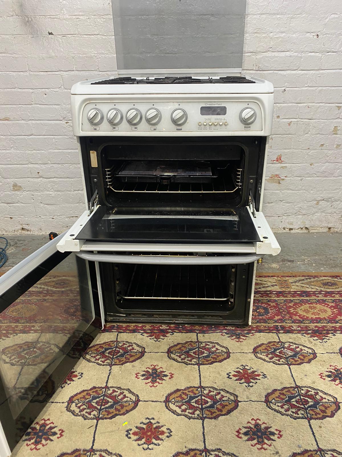 🚚Beautiful TopBrand Cannon 60CM White Gas Cooker With Oven/Grill For Sale