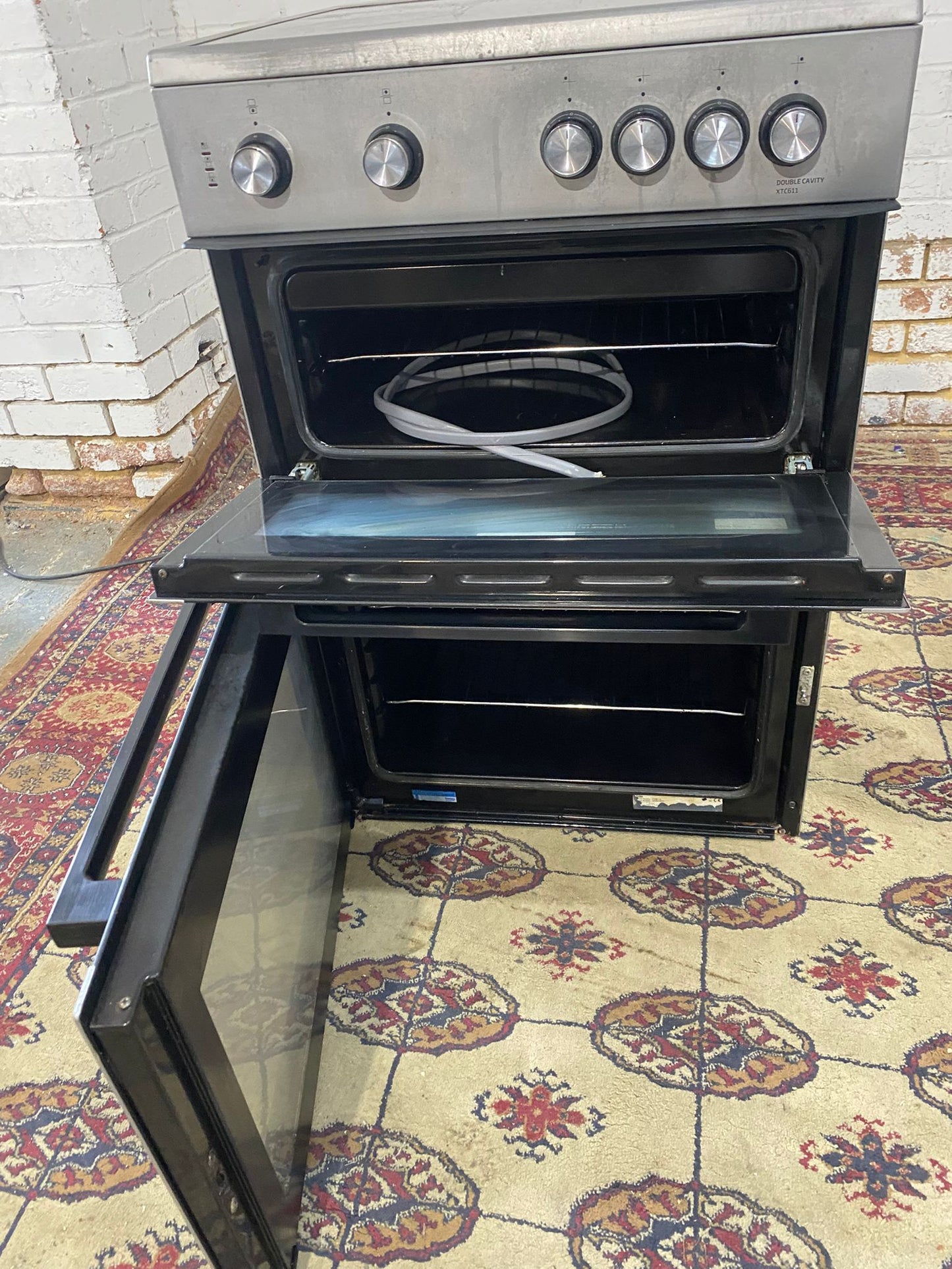 🚐🚐Beautiful Beko Grey 60CM Electric Ceramic Cooker With Oven/Grill For Sale