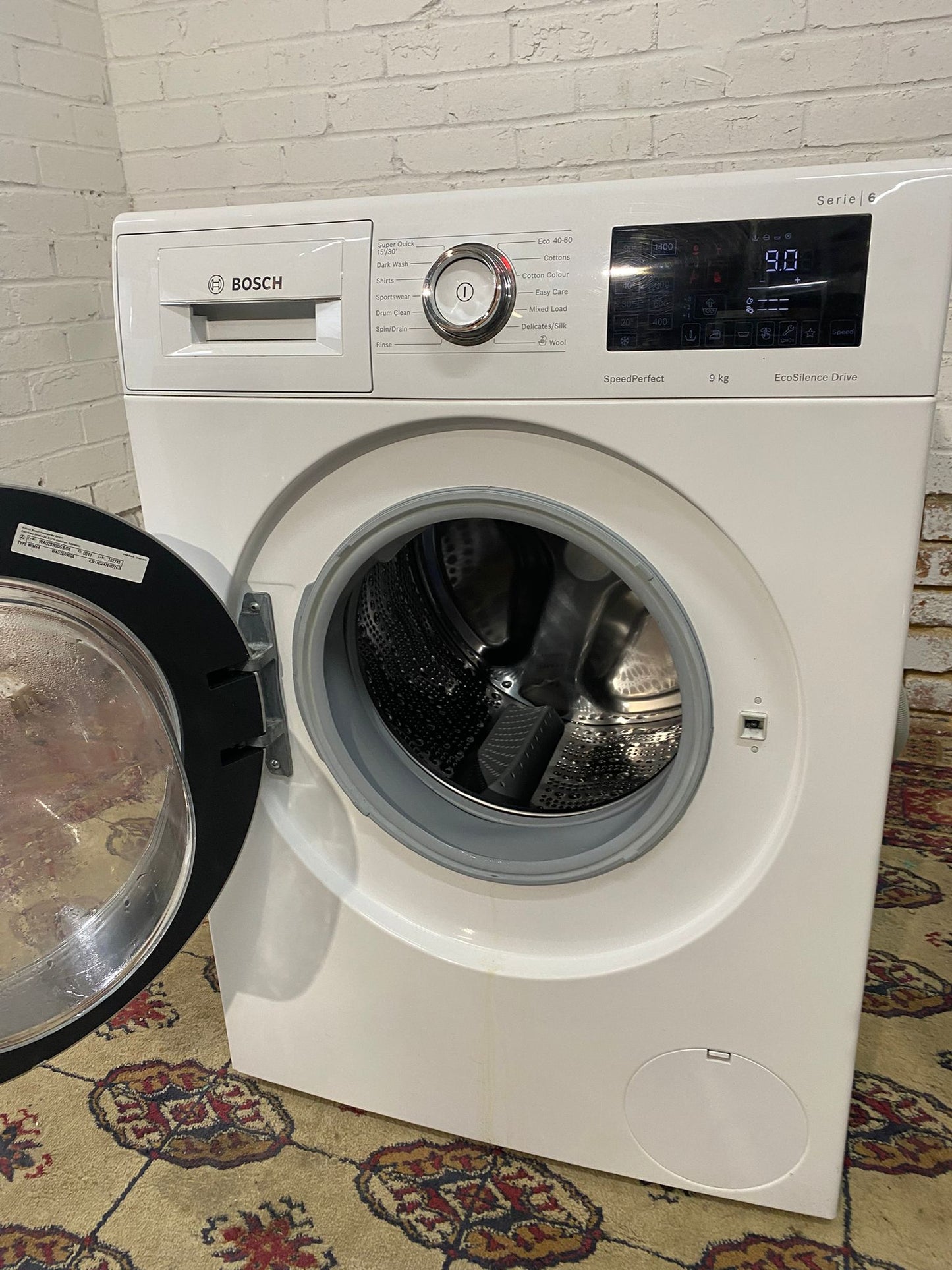 ✅🚚Beautiful Latest Model Bosch 9KG Series 6 Washing Machine For Sale