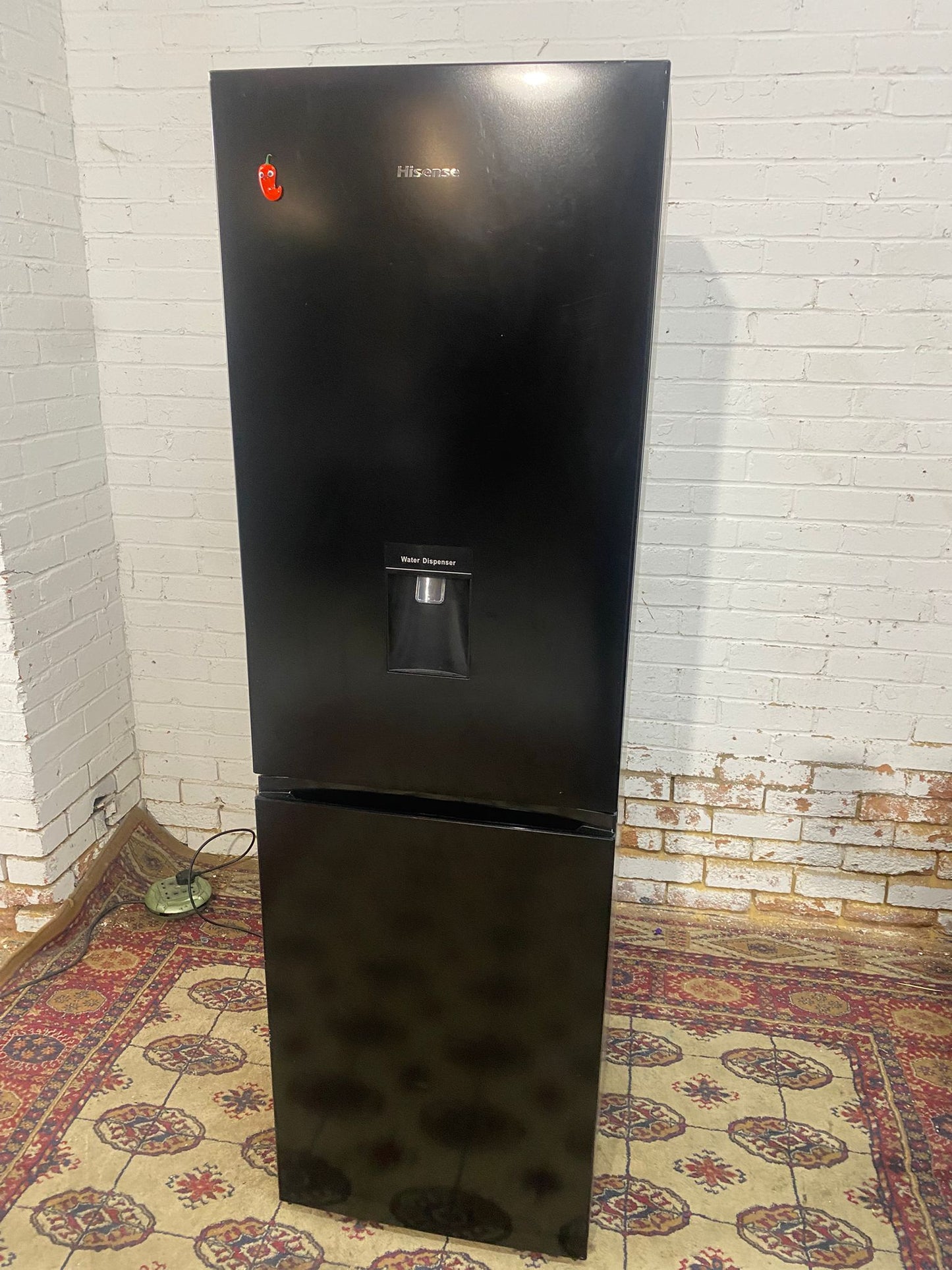 ✅🚐Beautiful Black 50/50 Fridge Freezer With Water Dispenser For Sale