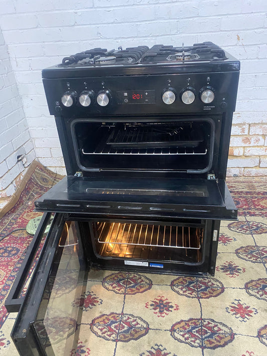 🚐🚐Beautiful Beko Black 60CM Gas Cooker With Oven/Grill For Sale