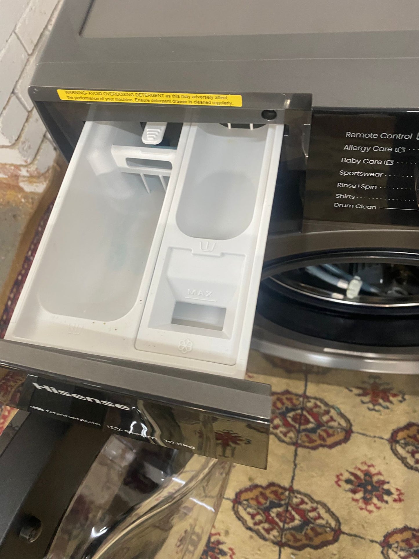✅🚚Beautiful Hisense 10.5KG Washing Machine For Sale
