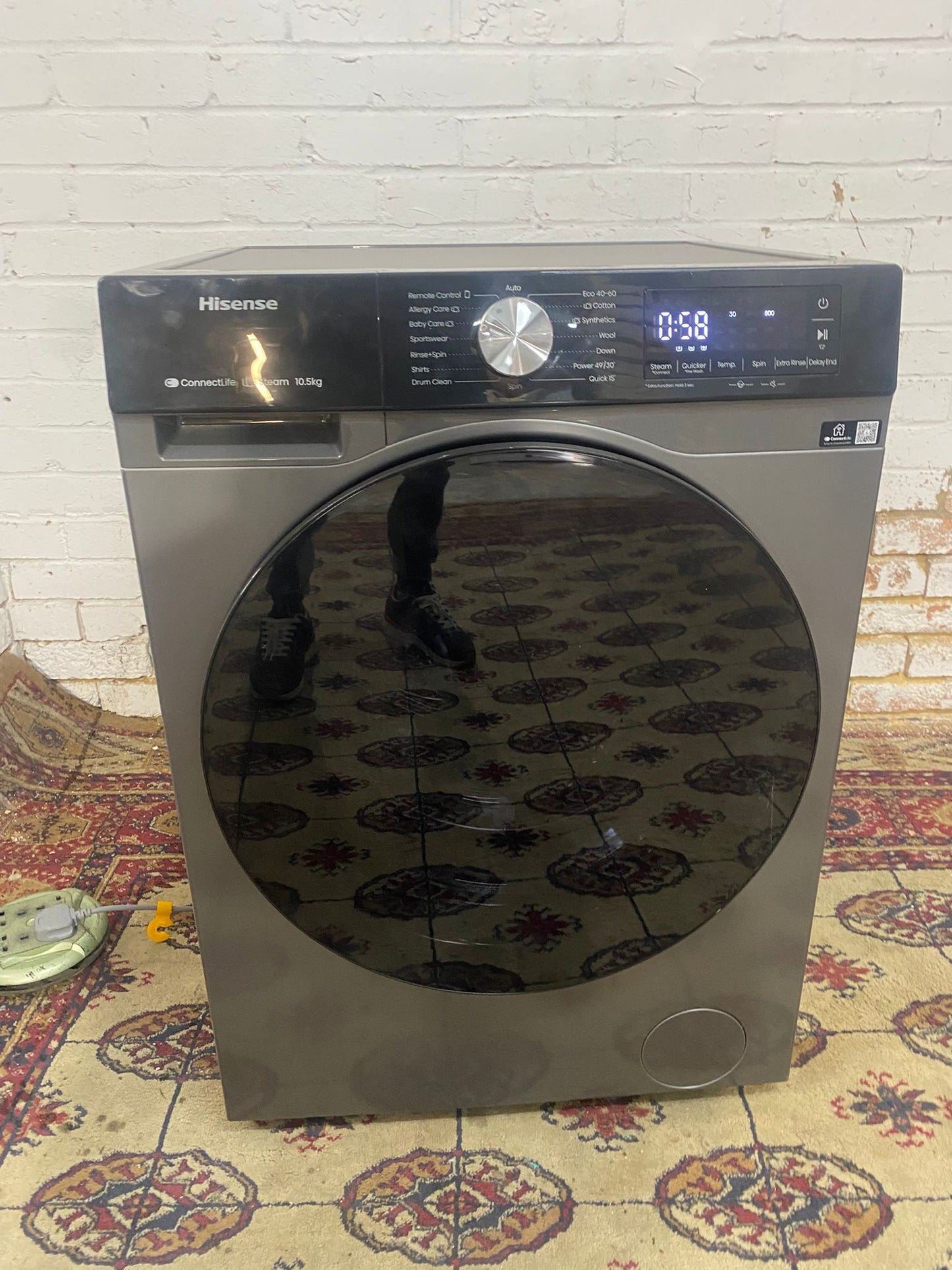 ✅🚚Beautiful Hisense 10.5KG Washing Machine For Sale
