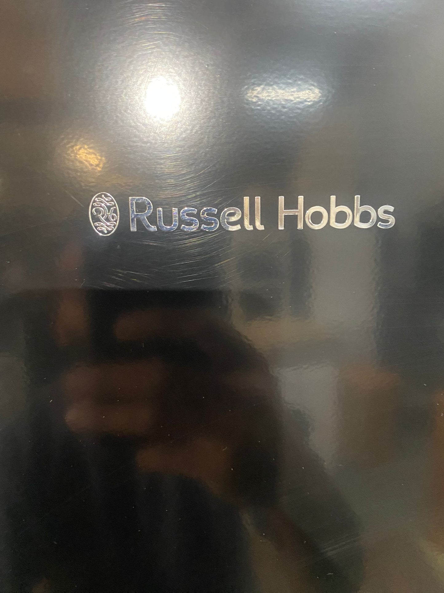 ✅🚐Beautiful Tall Black Russell Hobbs Fridge Freezer For Sale