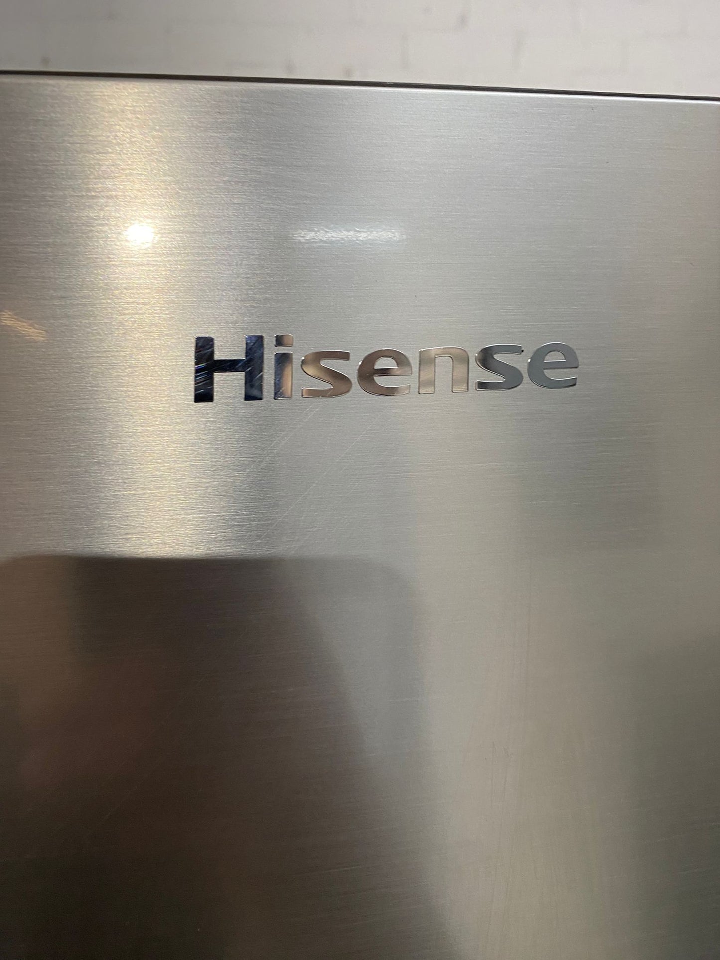 Beautiful Hisense 92CM Wide Stainless Steel French Style Fridge Freezer For Sale