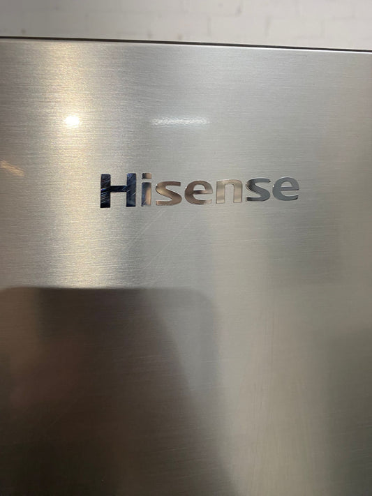 Beautiful Hisense 92CM Wide Stainless Steel French Style Fridge Freezer For Sale