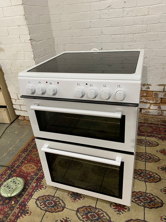Electra White 60CM Electric Ceramic Cooker With Oven/Grill For Sale