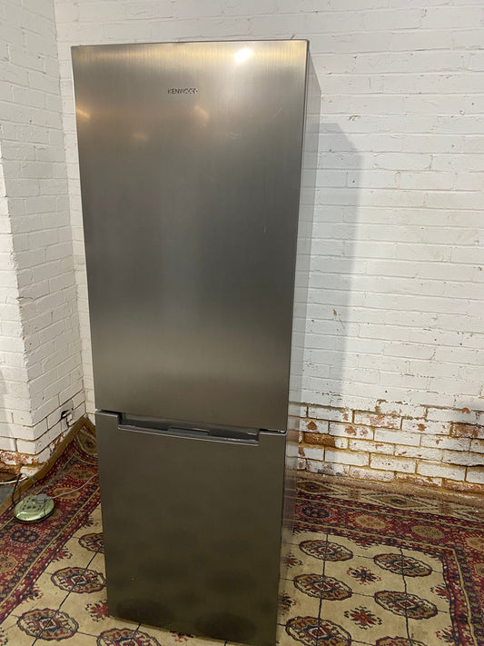 Beautiful 185CM Tall Kenwood Grey/Silver Fridge Freezer For Sale