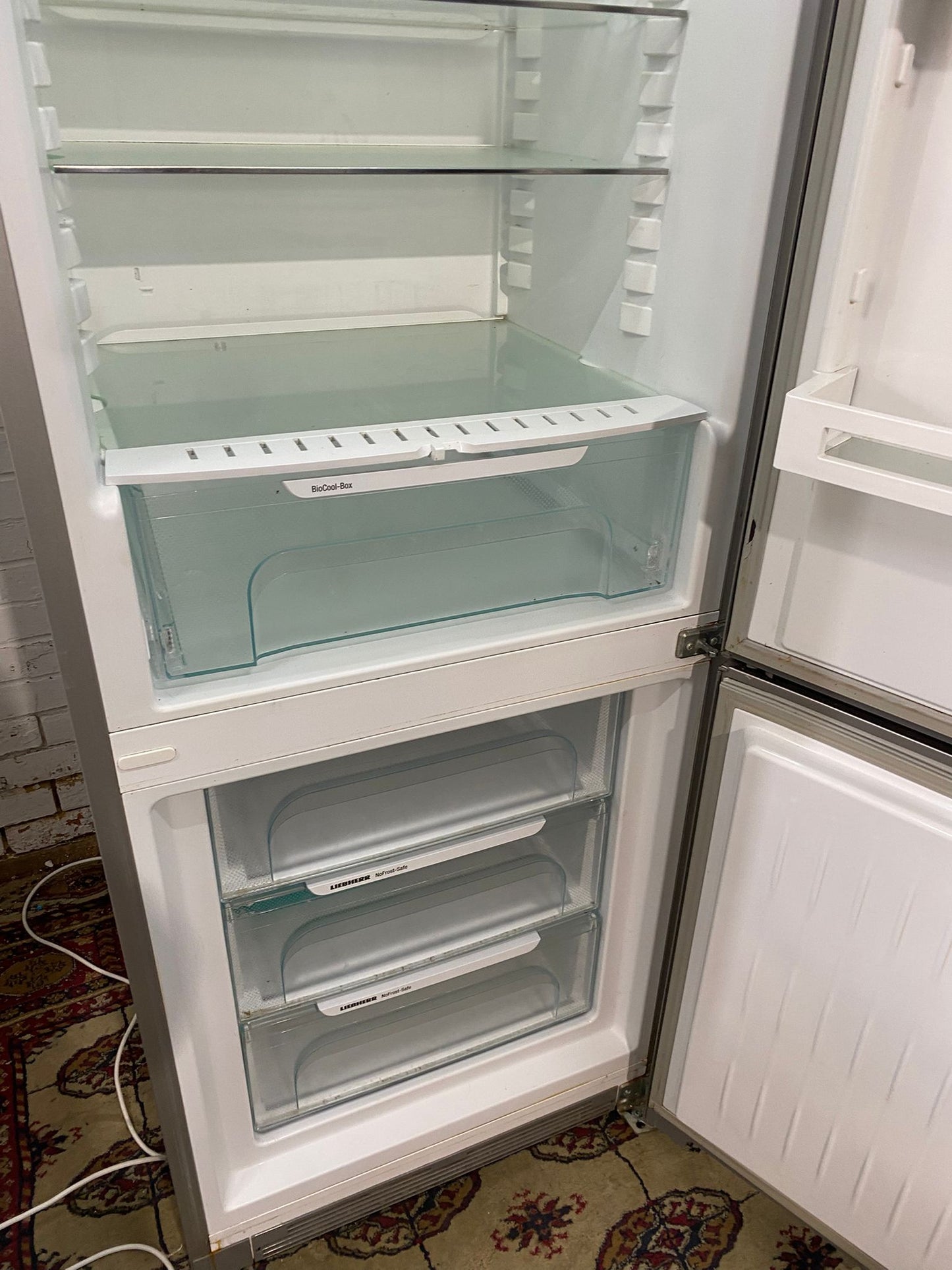 Beautiful Liebherr 70 CM Wide Stainless Steel Fridge Freezer For Sale