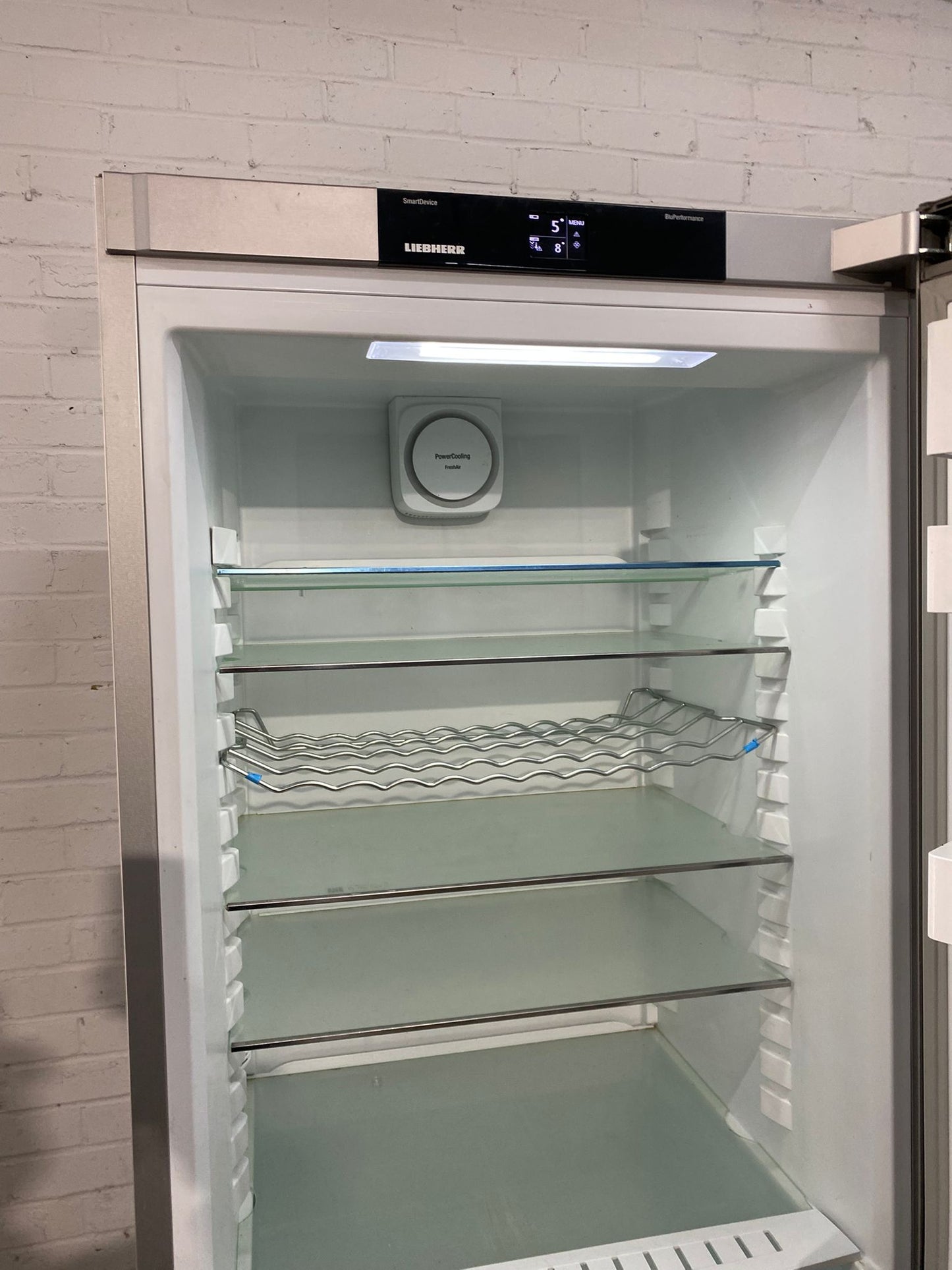 Beautiful Liebherr 70 CM Wide Stainless Steel Fridge Freezer For Sale