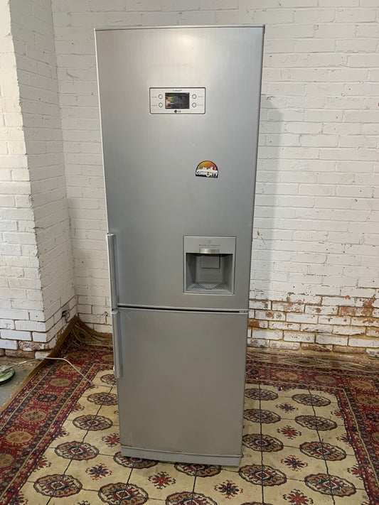 Beautiful Tall LG Grey Fridge Freezer With Water Dispenser For Sale