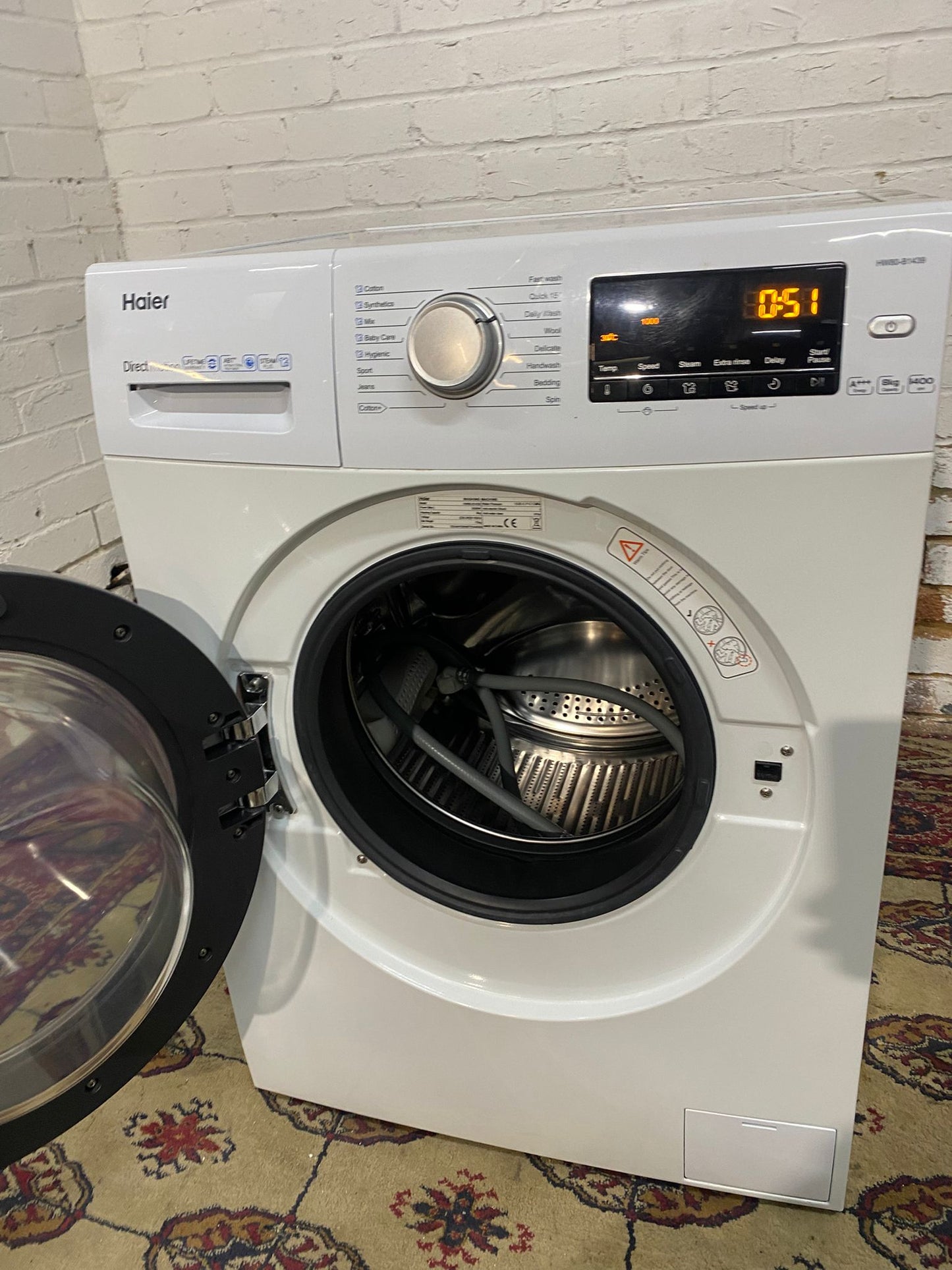 FREE DELIVERY Beautiful Latest Model Haier 8KG A+ Energy Washing Machine For Sale