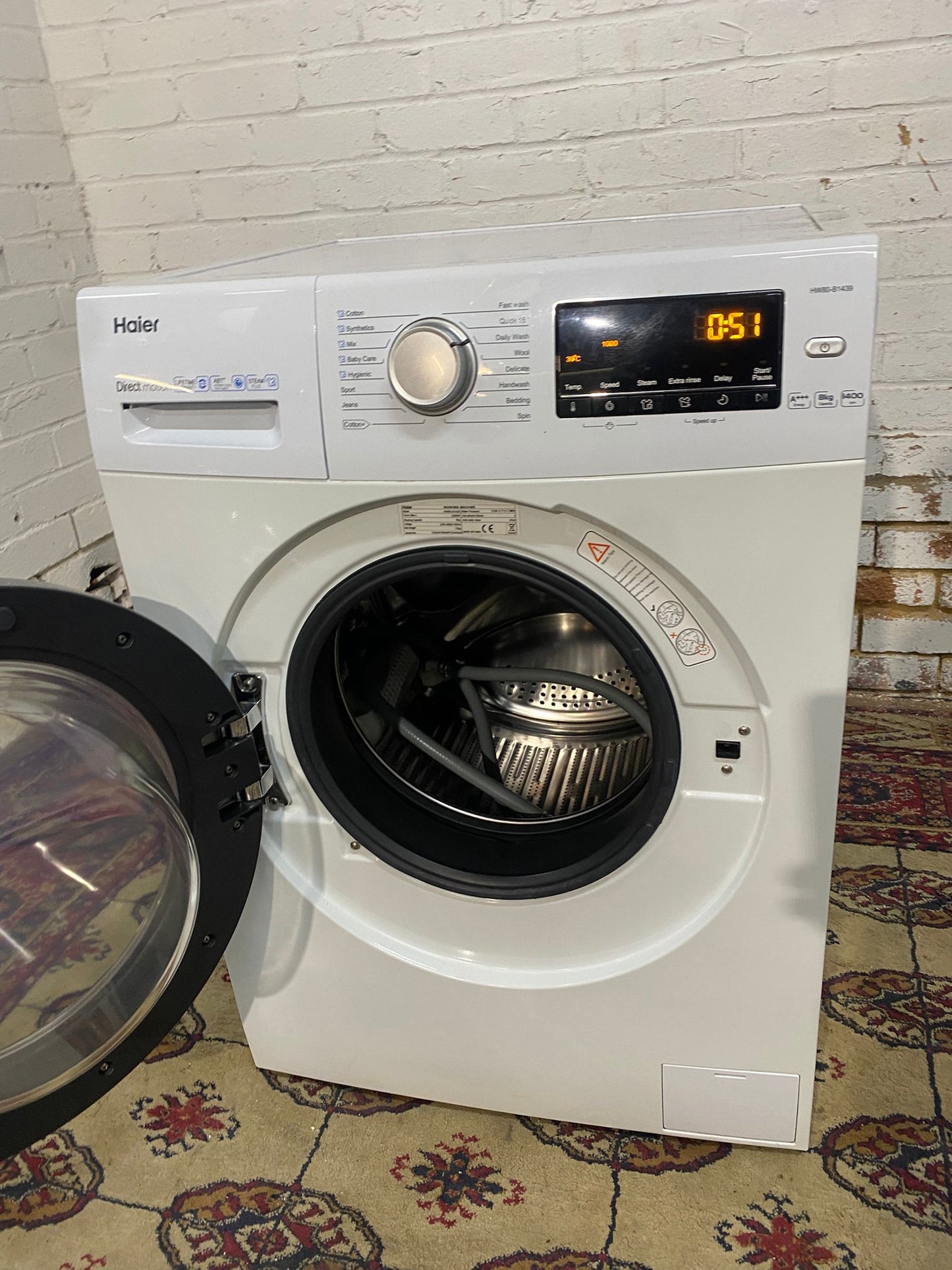 FREE DELIVERY Beautiful Latest Model Haier 8KG A+ Energy Washing Machine For Sale