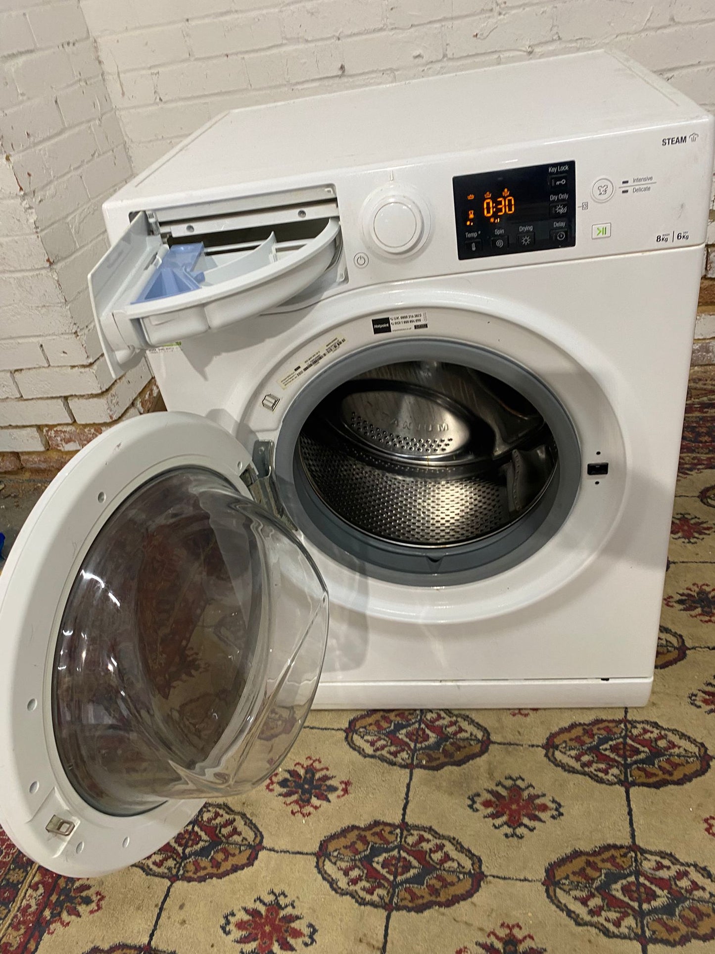 Beautiful HotPoint 8/6KG Washer Dryer For Sale