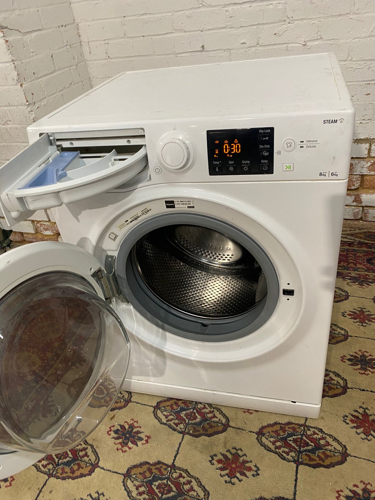 Beautiful HotPoint 8/6KG Washer Dryer For Sale