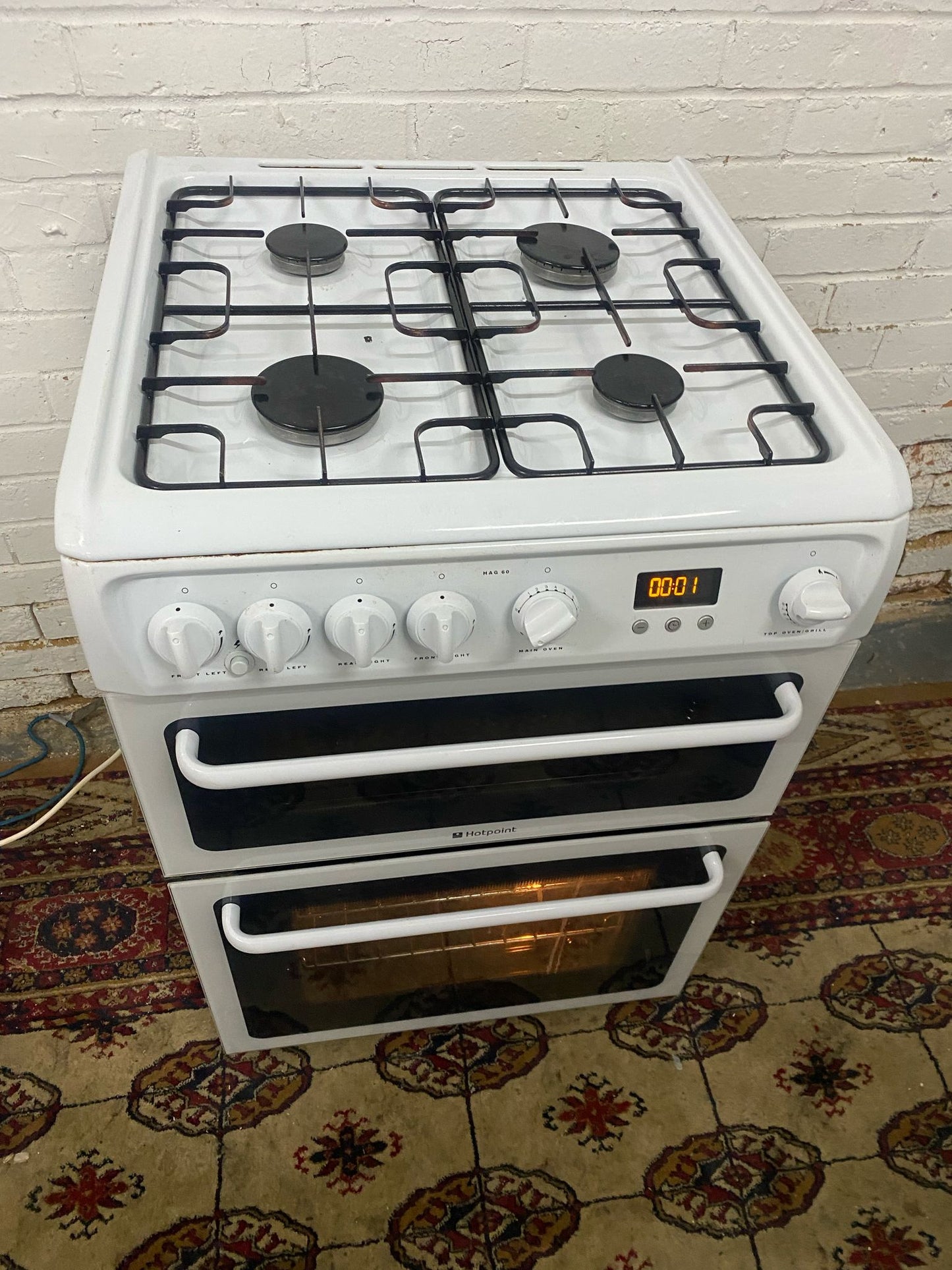 Beautiful HotPoint 60CM Gas Cooker With Oven/Grill For Sale