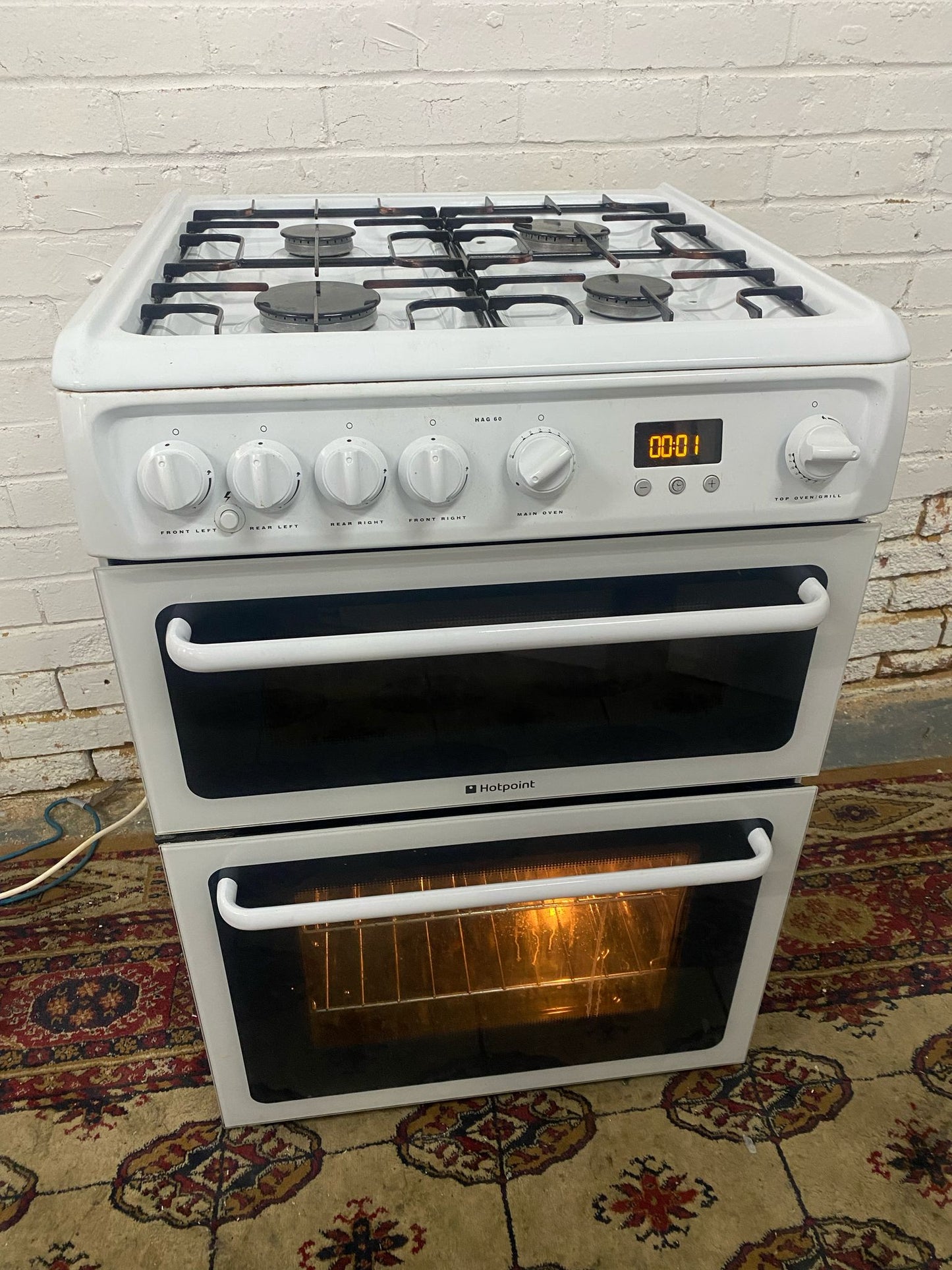 Beautiful HotPoint 60CM Gas Cooker With Oven/Grill For Sale