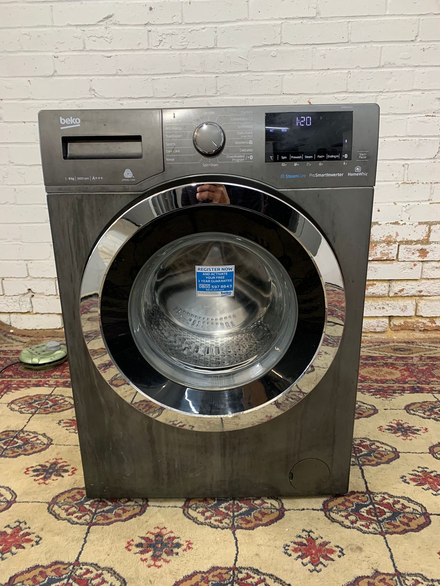 Beko 8KG Stainless Steel Washing With 1600 RPM For Sale
