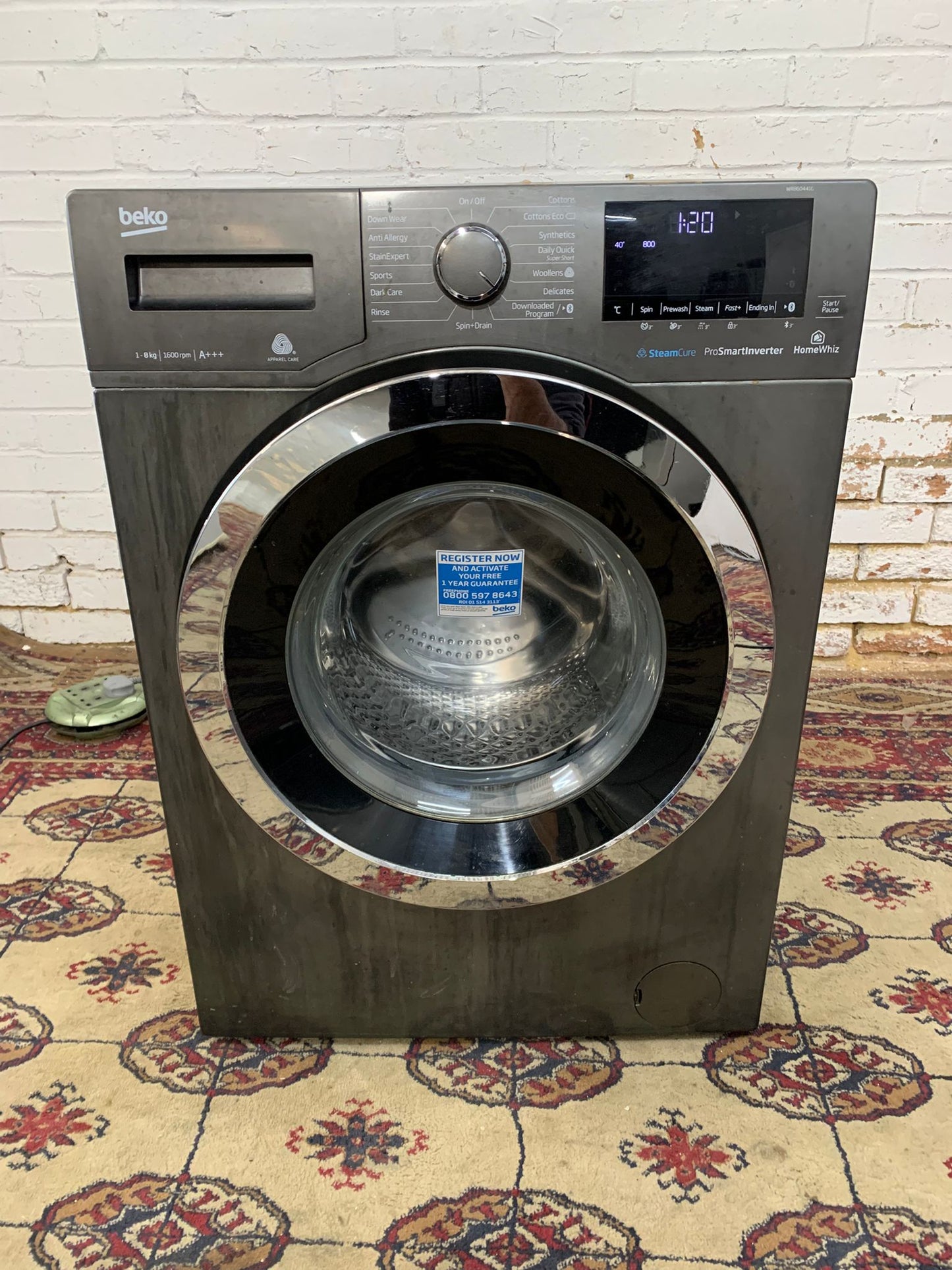 Beko 8KG Stainless Steel Washing With 1600 RPM For Sale