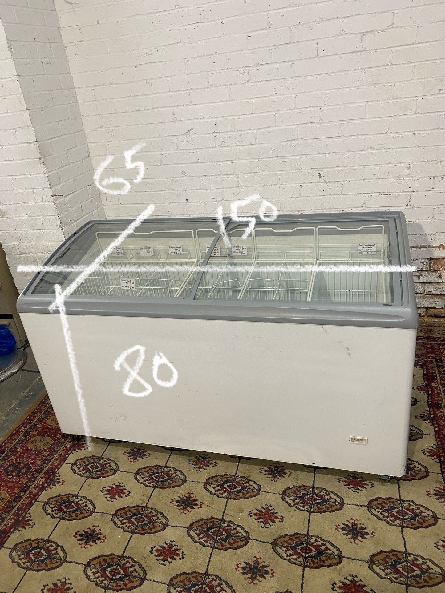 Beautiful Display Large Commercial Ice Cream Chest Freezer For Sale