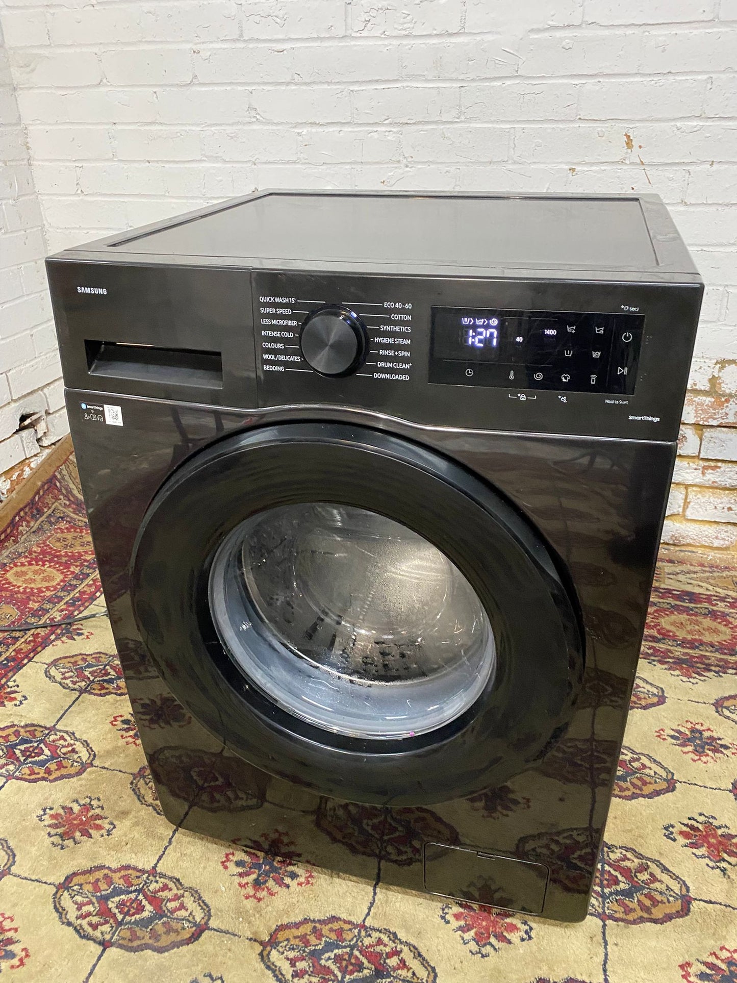 Beautiful Samsung Black 10Kg Washing Machine For Sale